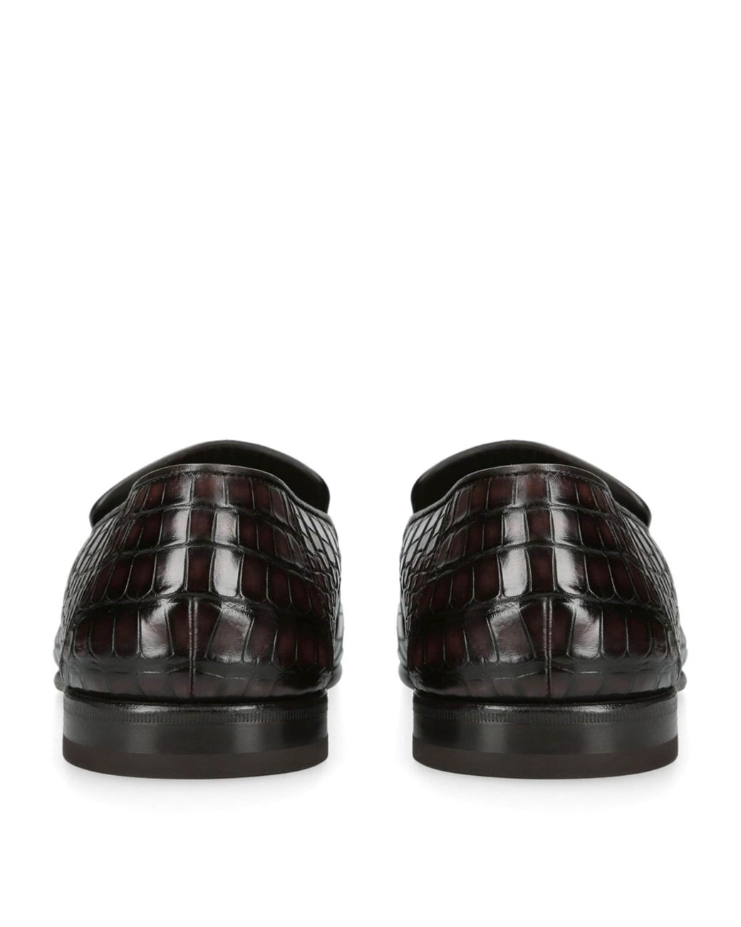 Ermenegildo Zegna Crocodile Leather Penny Loafers $13,700 ZEGNA L main image 4