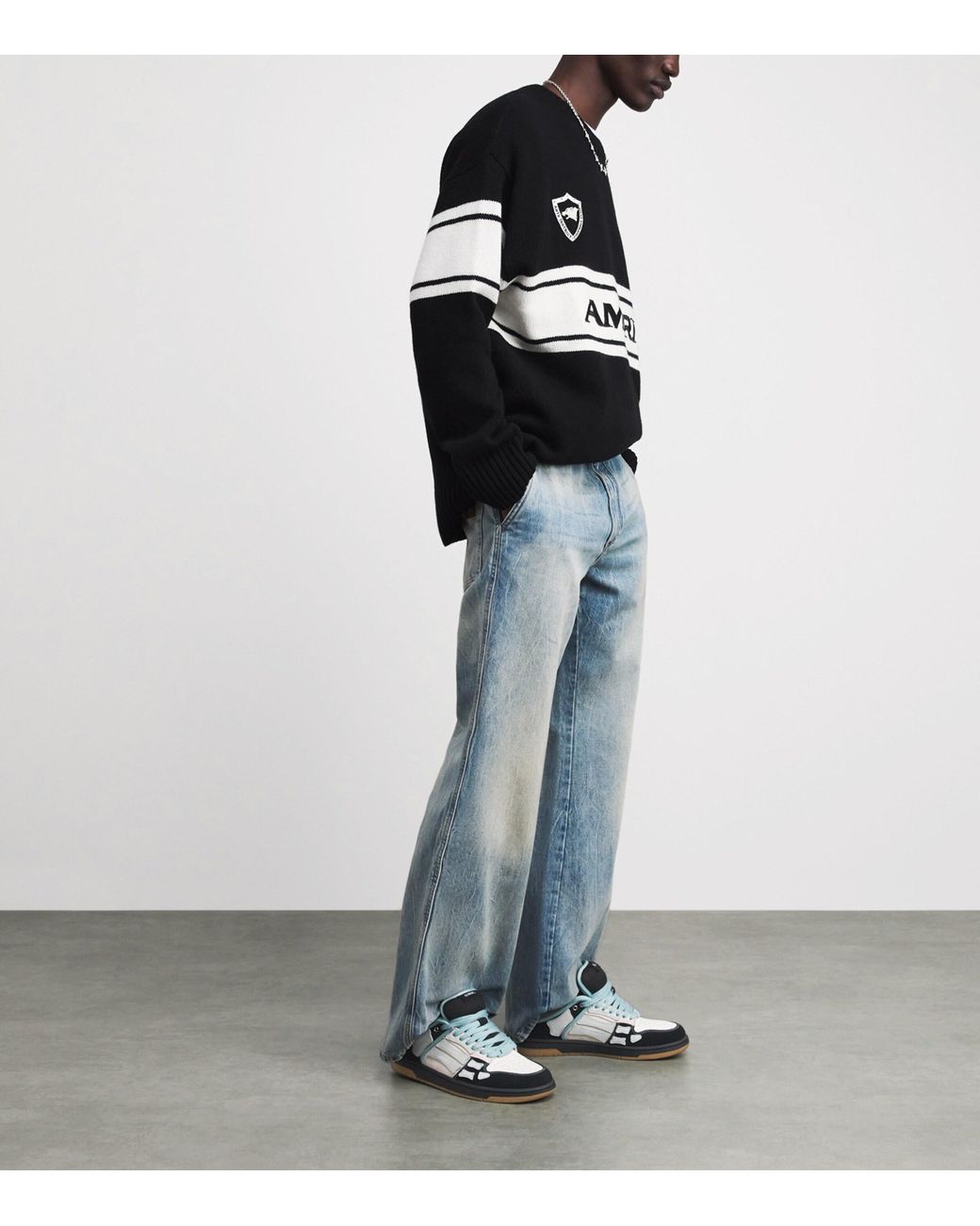 Amiri Multicolor 'Xl Skel Top Low' Sports Shoes for men