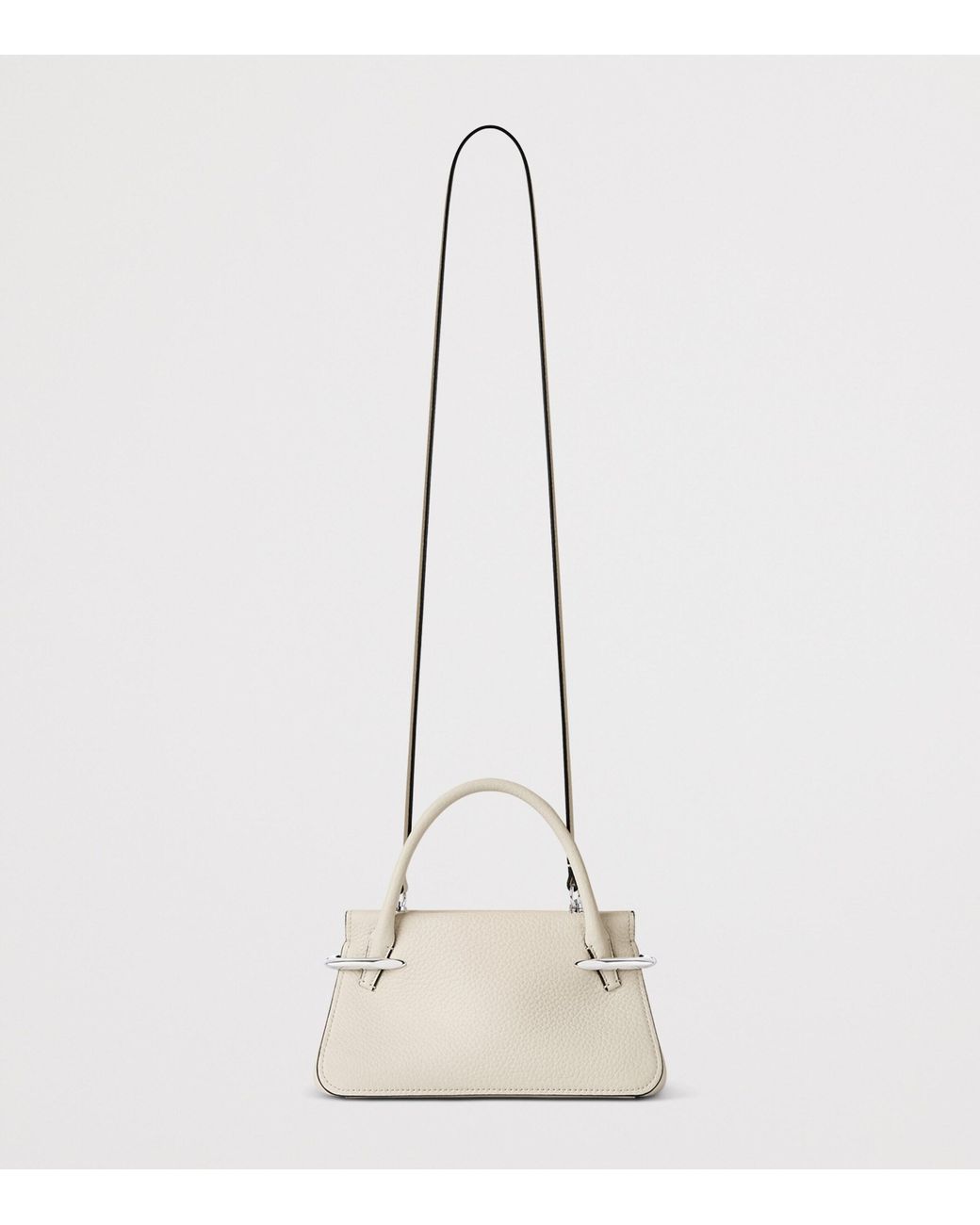 Givenchy Natural Mini Leather Pinch Top-Handle Bag