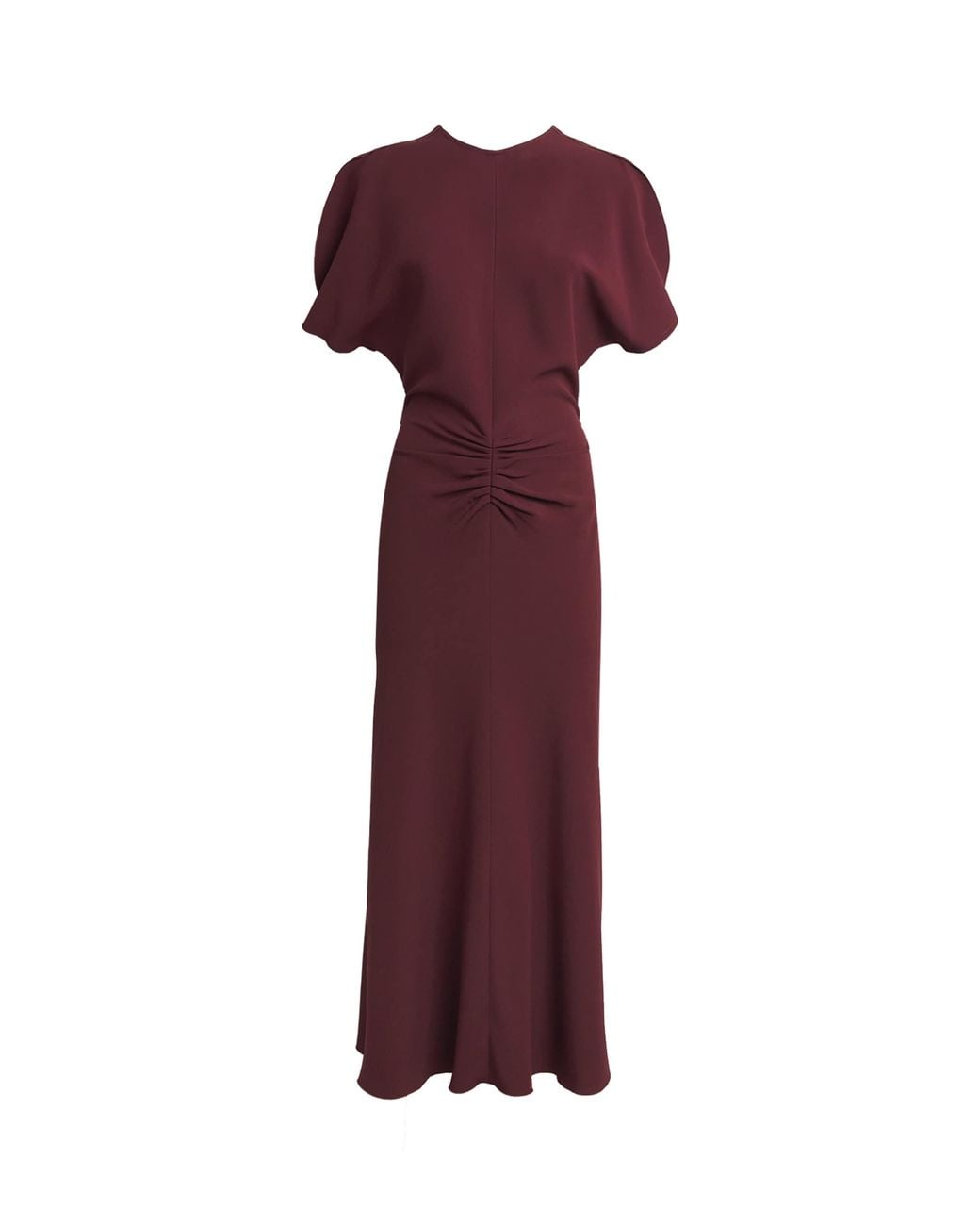 Victoria Beckham Purple Cady Bela Midi Dress