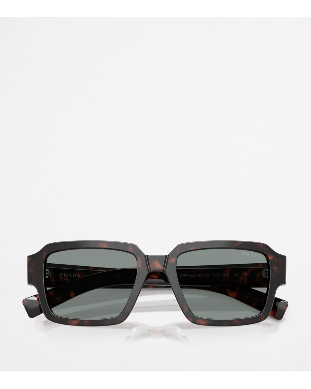 Prada Gray Injected Pr02Zs Sunglasses for men
