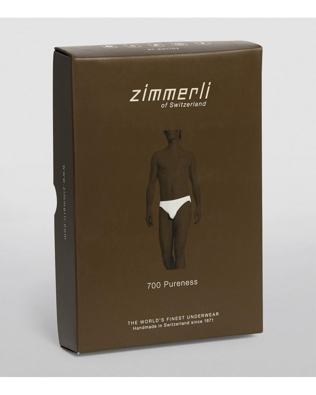 Zimmerli of Switzerland Blue 700 Pureness Briefs for men