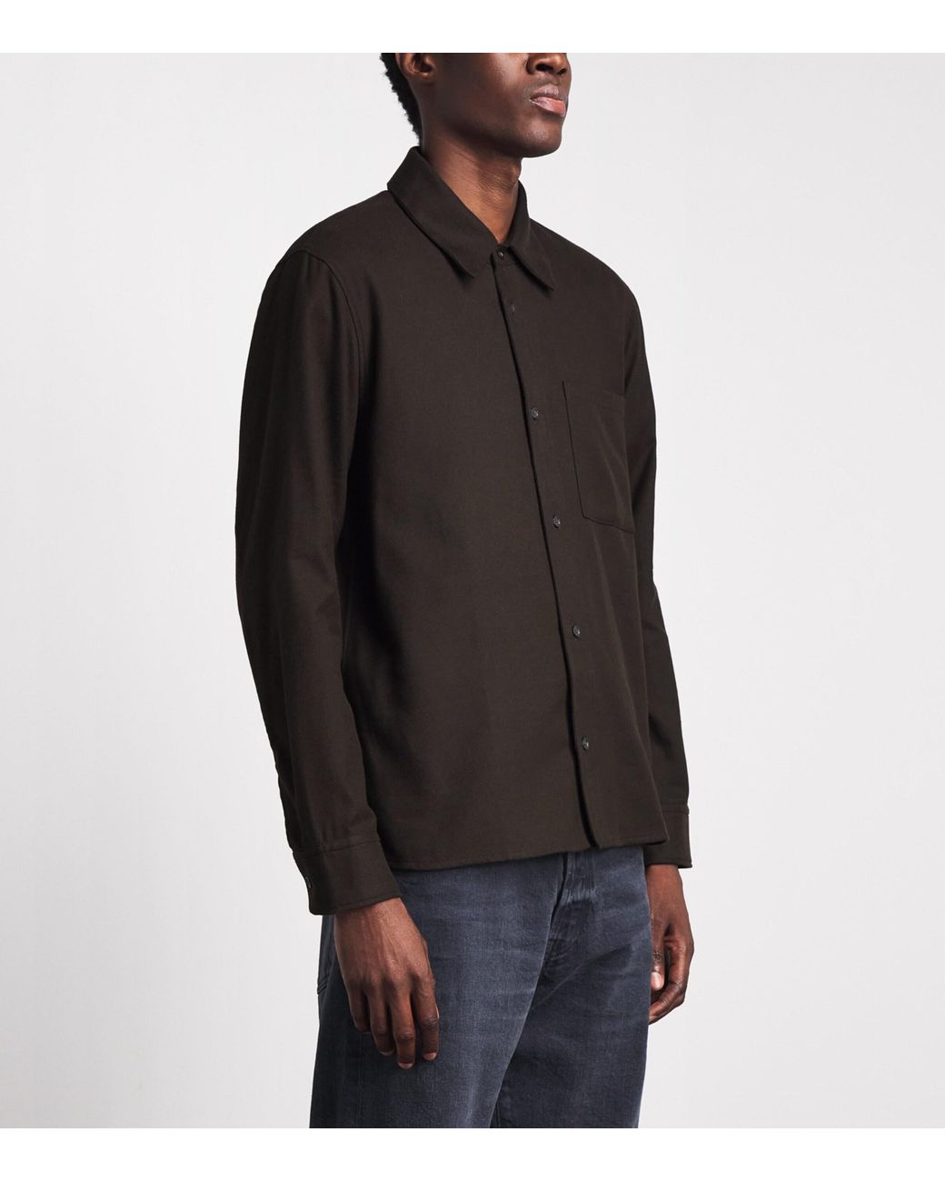 Citizens of Humanity Black Cotton Cairo Shirt for men