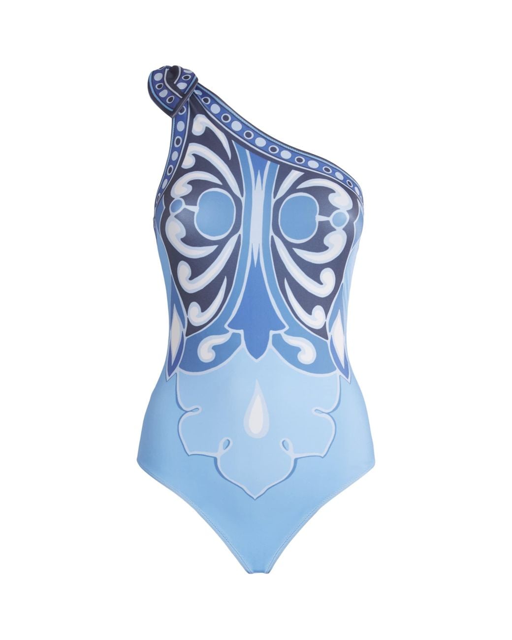 LaDoubleJ Blue Cocoon Placée Goddess Swimsuit