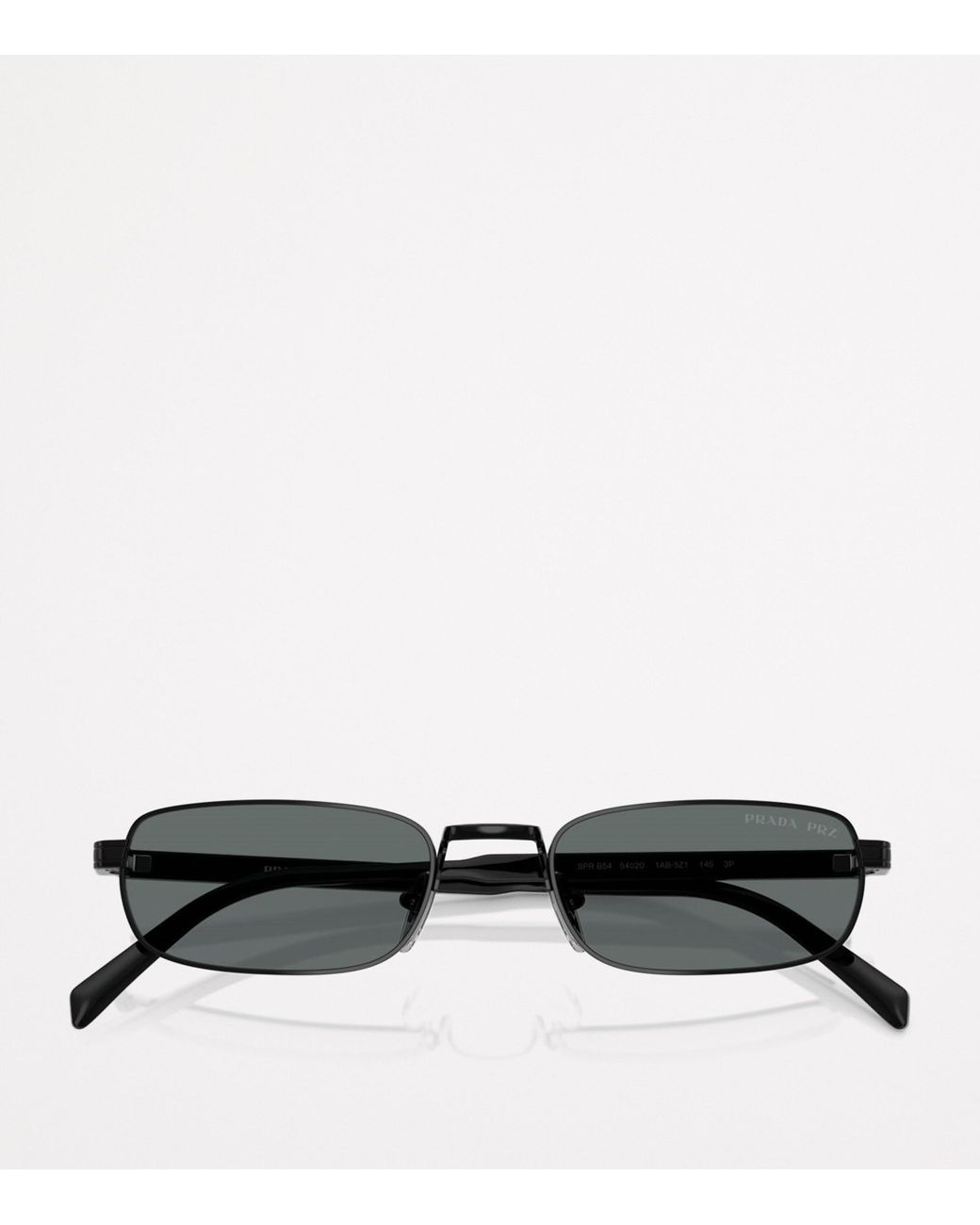 Prada Gray Metal Pr B54S Sunglasses for men