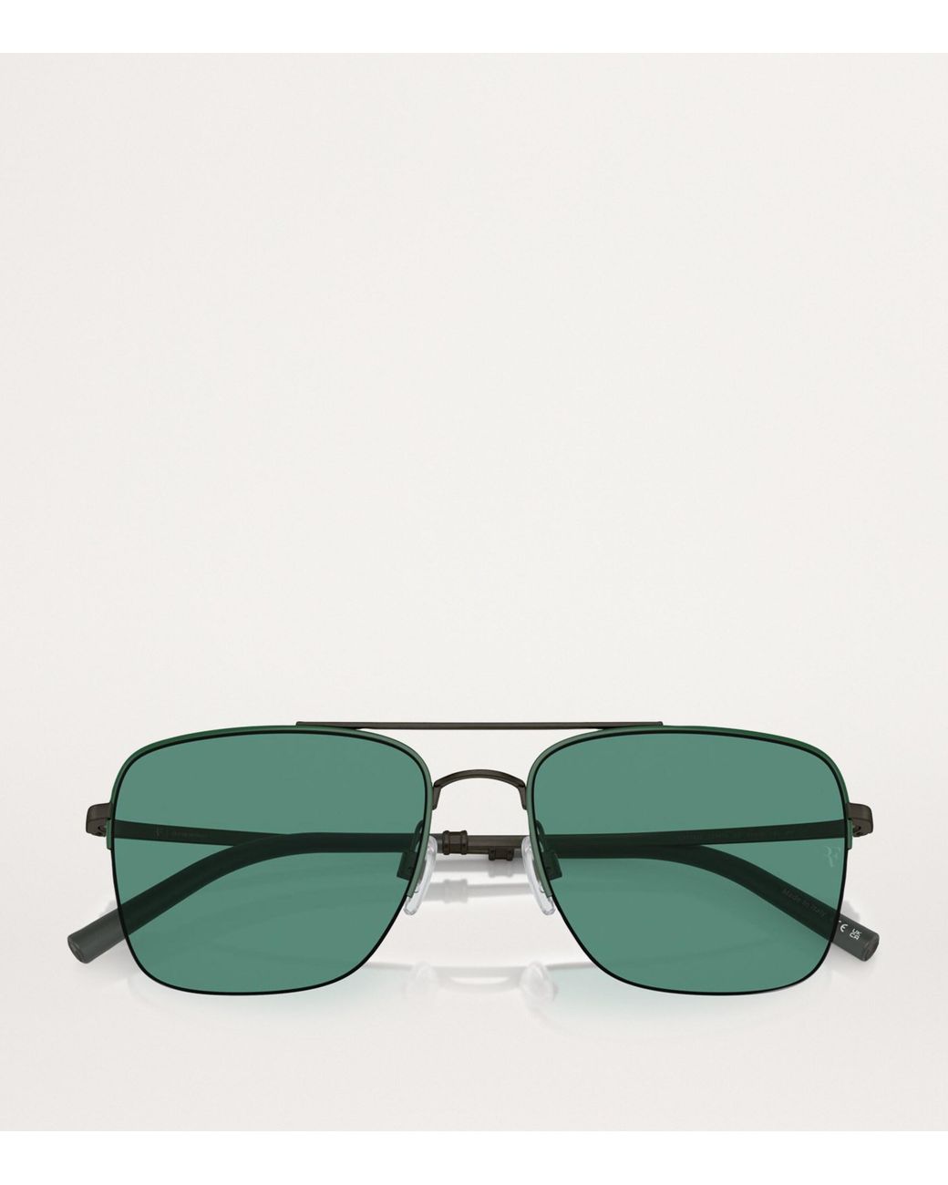 Oliver Peoples Green Metal R-2 Sunglasses for men