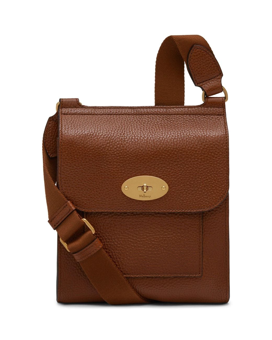 Mulberry Brown Small Leather Antony Cross-Body Bag for men