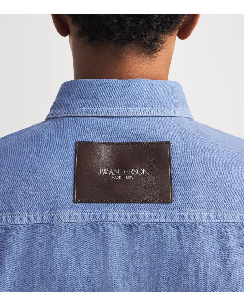 J.W. Anderson Blue Oversized Denim Shirt for men