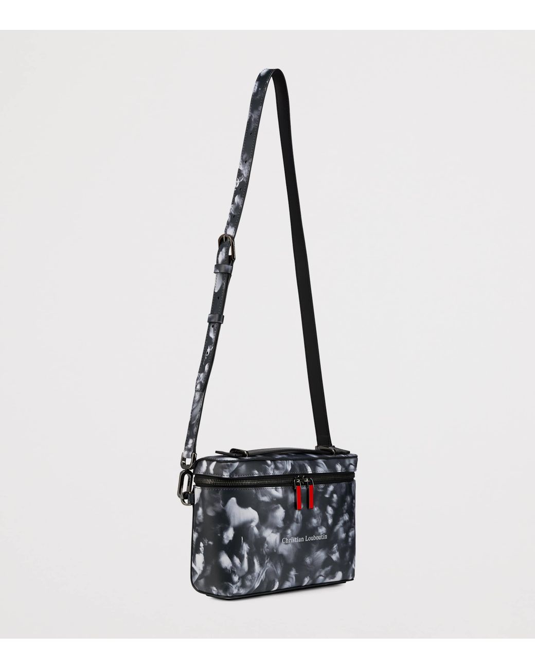 Christian Louboutin Black Tactical Calfskin Cross-Body Bag for men