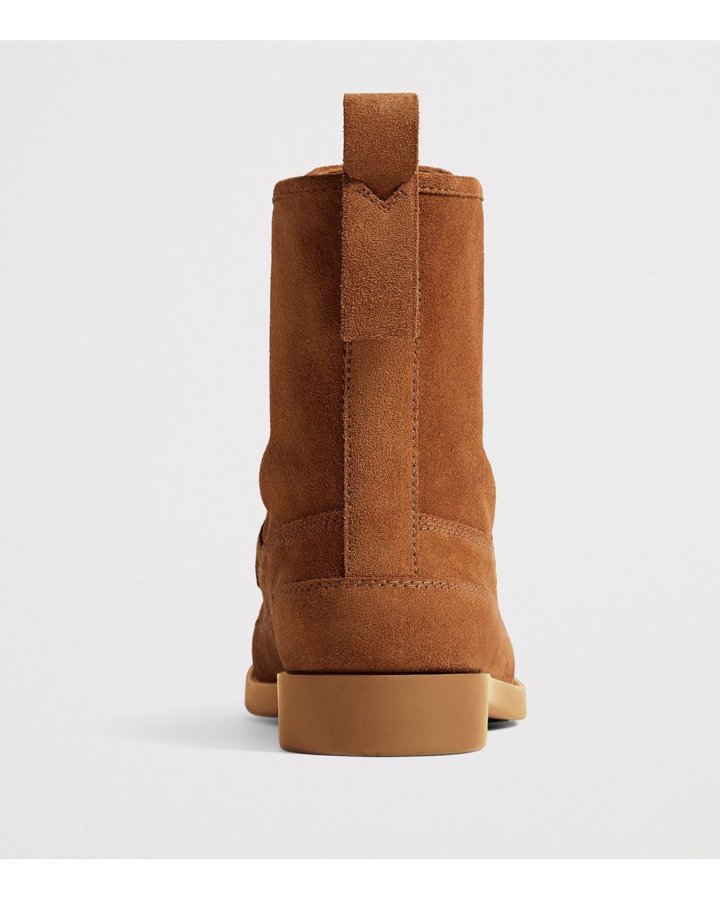 Bottega Veneta Brown Suede Lace-Up Boots for men