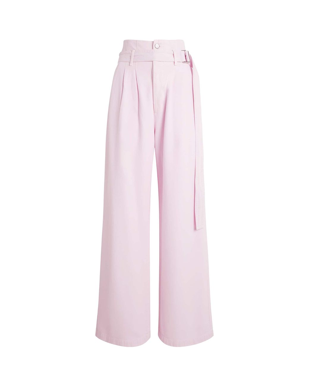 Agolde Pink X Maria Mcmanus Corset Wide-Leg Jeans