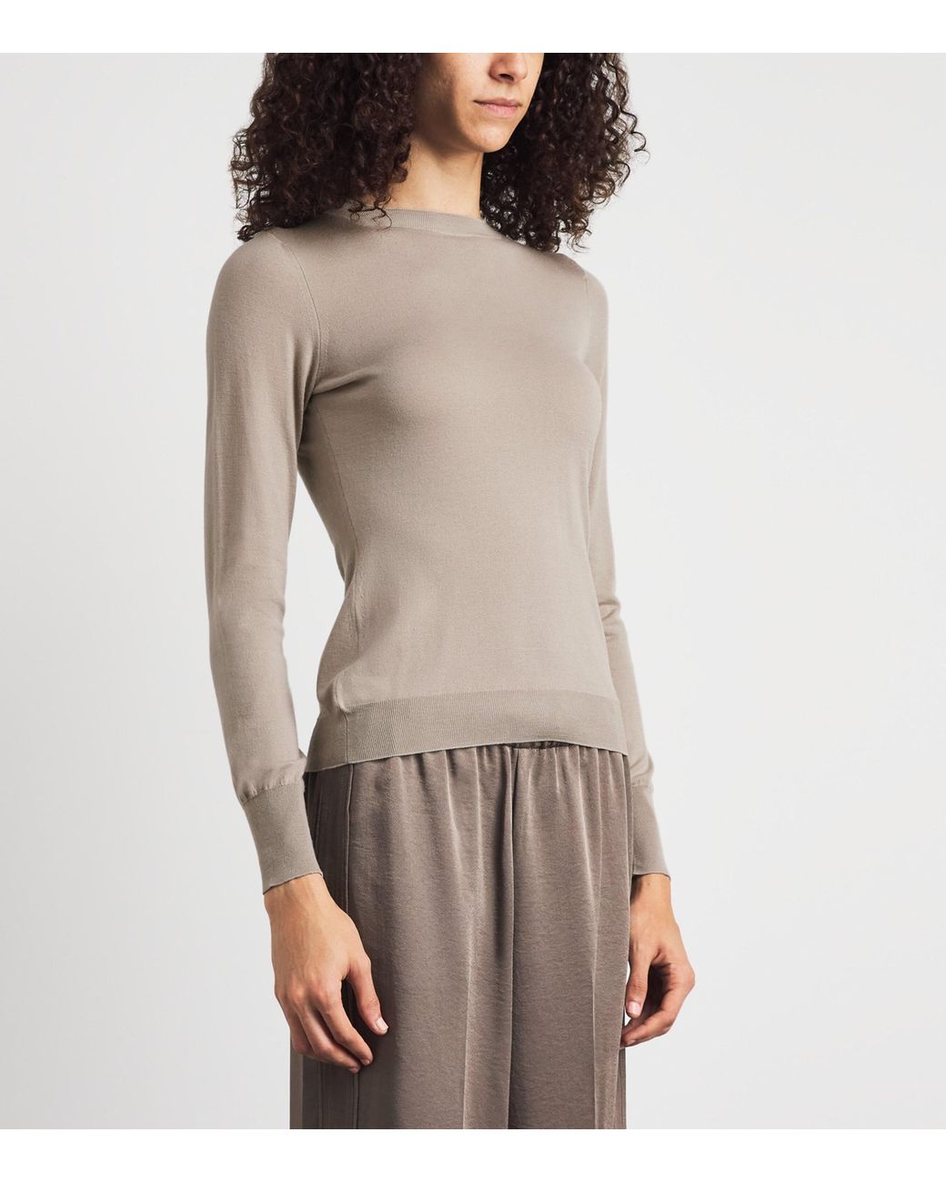 Colombo Brown Cashmere Sweater