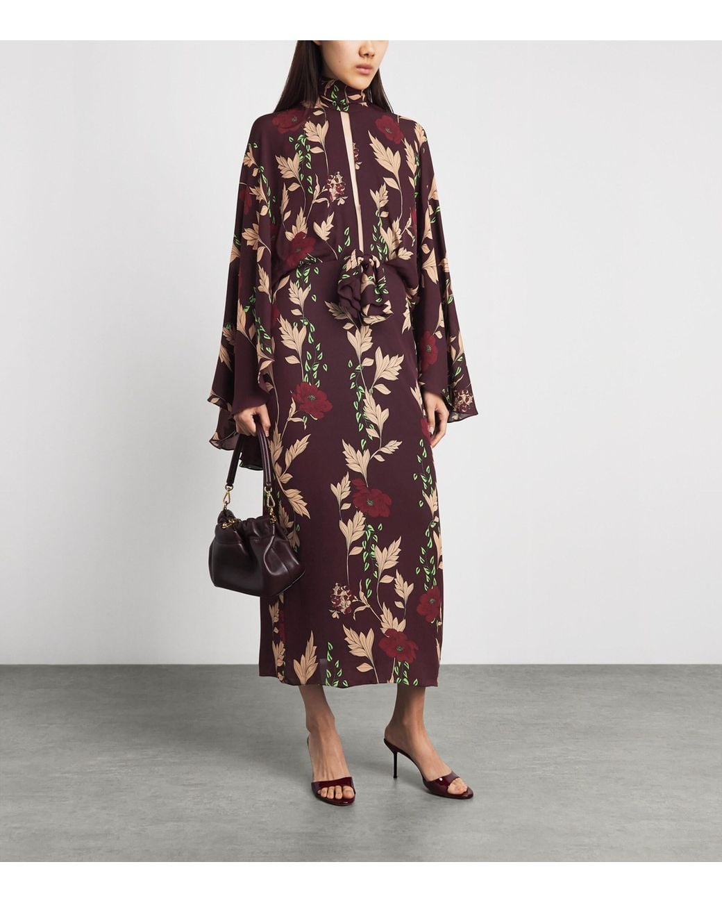 Johanna Ortiz Red Parajes Lejanos Maxi Dress