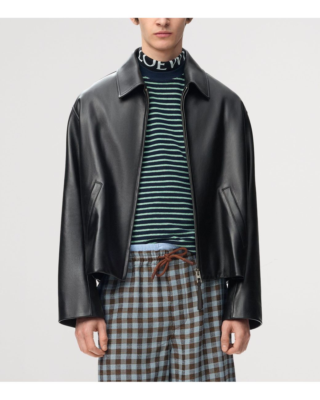 Loewe Black Lambskin Jacket for men
