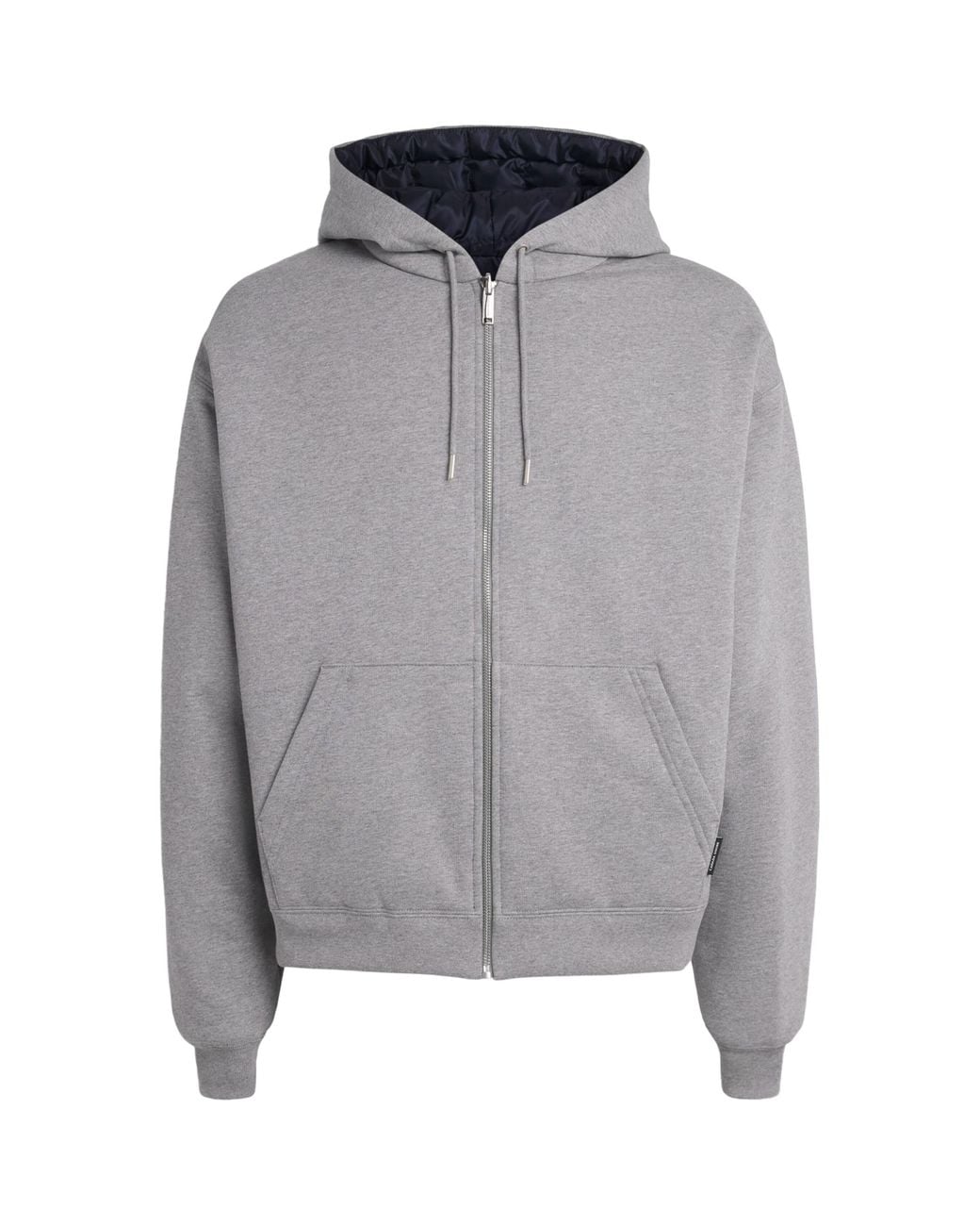 Canada Goose Gray Organic Cotton Reversible Fuse Down Hoodie for men