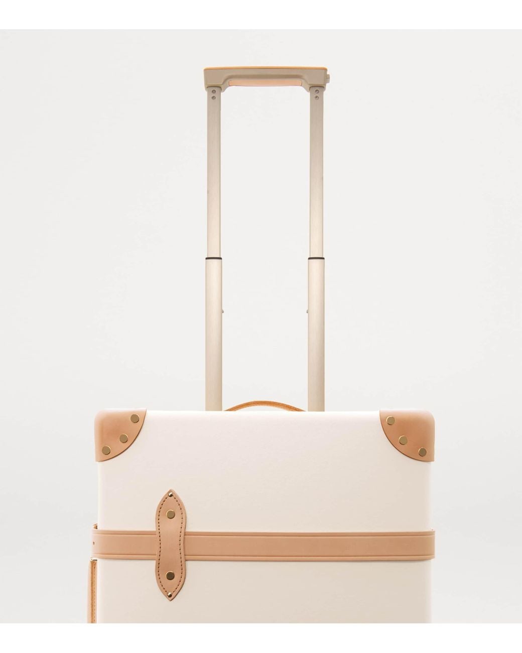 Globe-Trotter White Safari 4-Wheel Suitcase