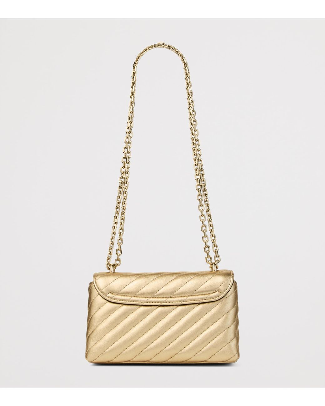 Jimmy Choo Natural Small Curve Leather Cross-Body Bag