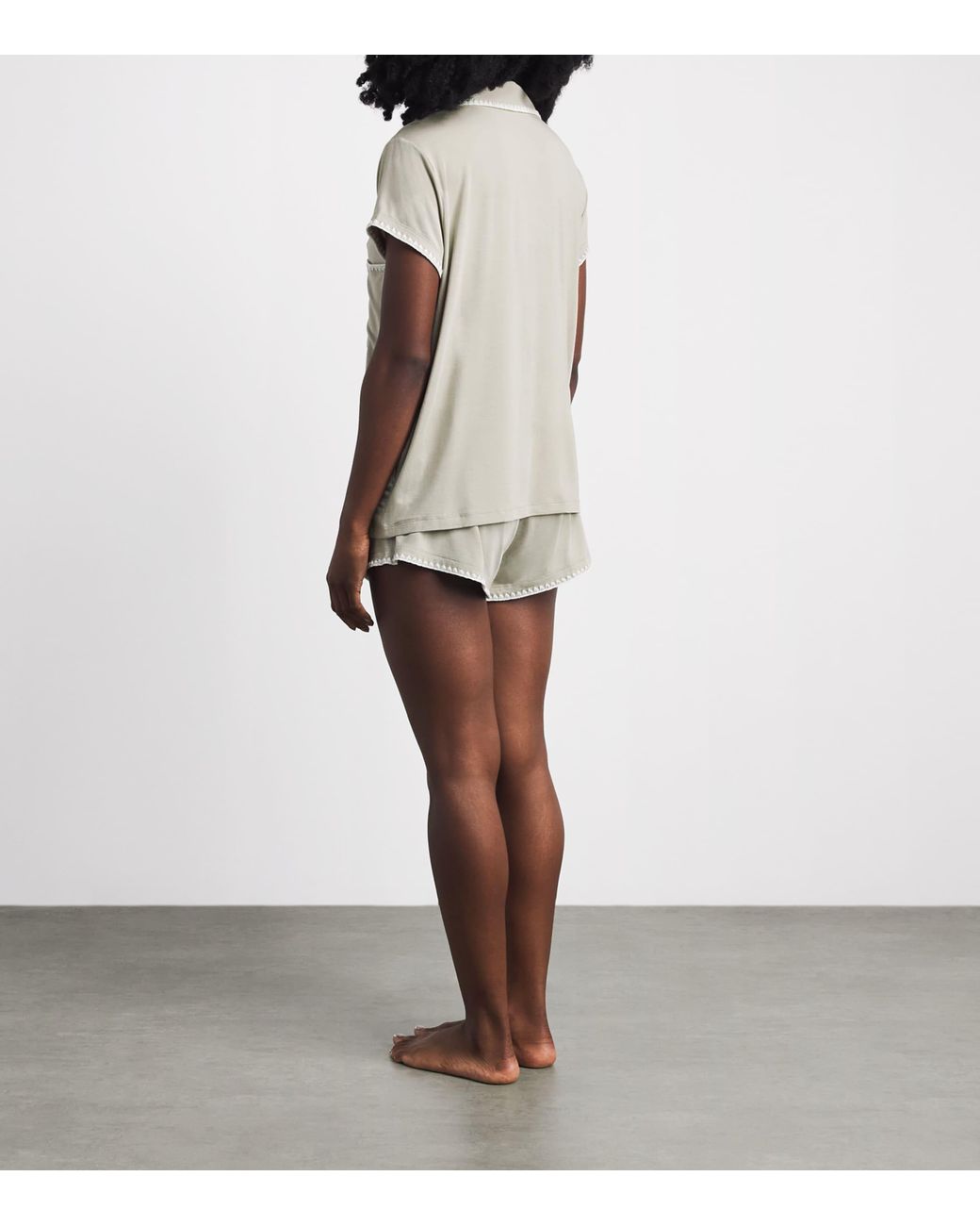 Eberjey Gray Frida Short Pyjama Set