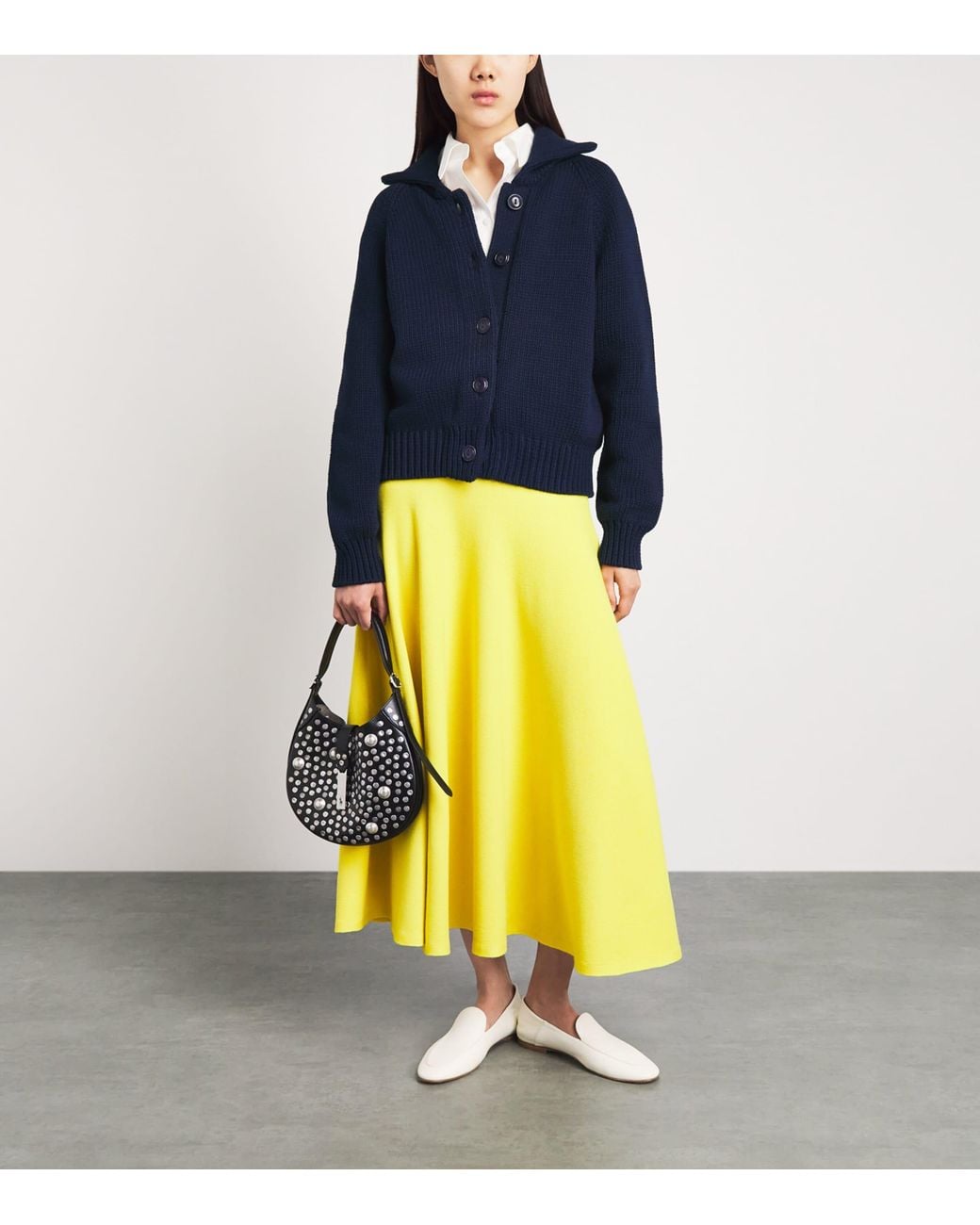 Polo Ralph Lauren Blue Knitted Button-Up Cardigan