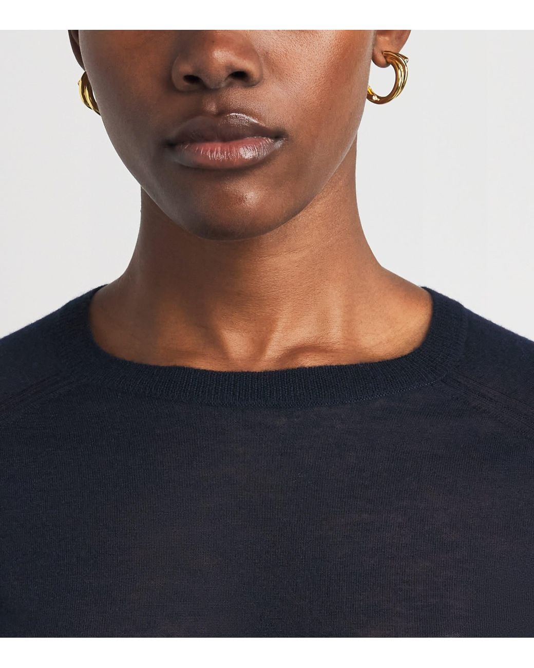 Joseph Blue Cashmere Cashair Geras Sweater