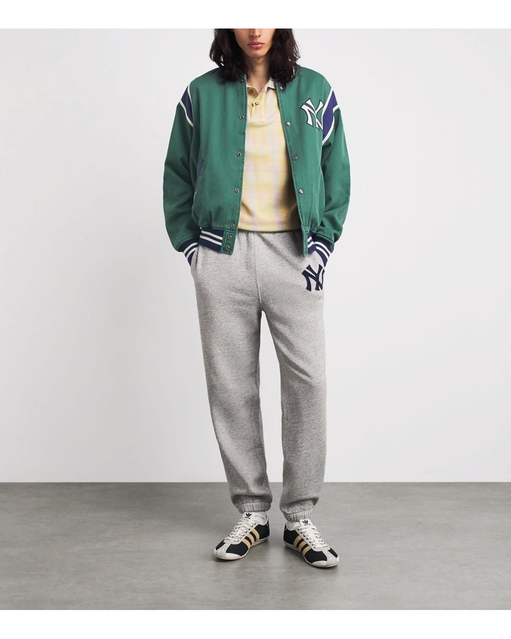 Polo Ralph Lauren Green X Yankees Cotton Bomber Jacket for men