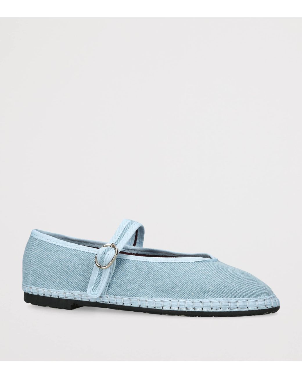 Flabelus Blue Denim Pierre Mary Janes