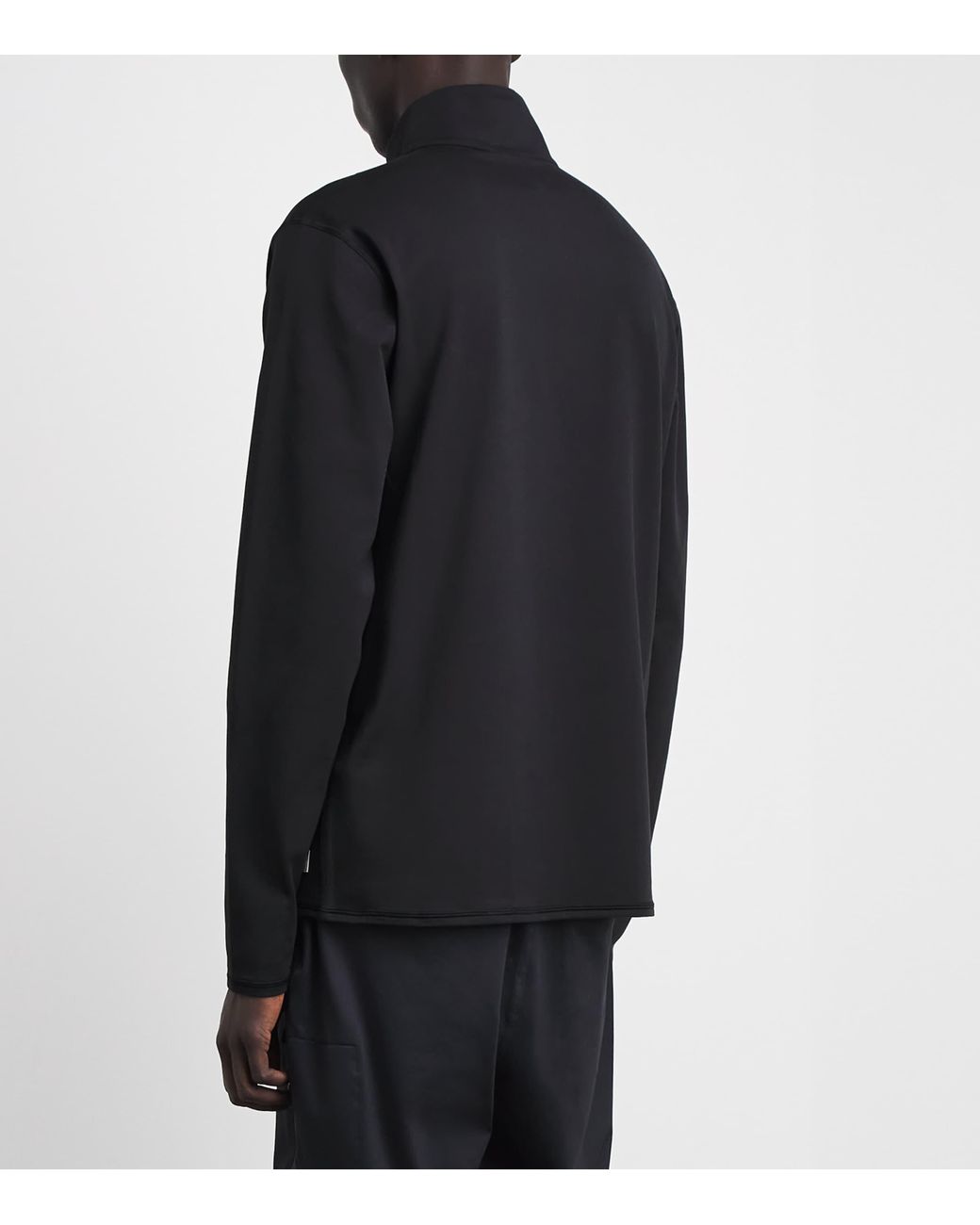 vuori Black Quarter-Zip Ponto Sweatshirt for men