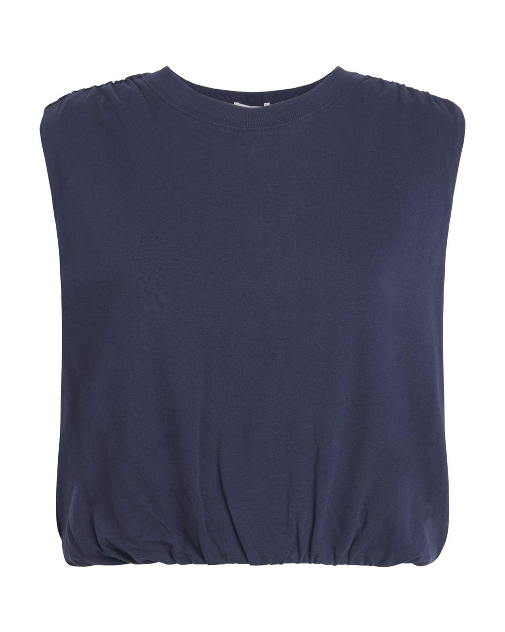 Rag & Bone Blue Mica Bubble Crop Top