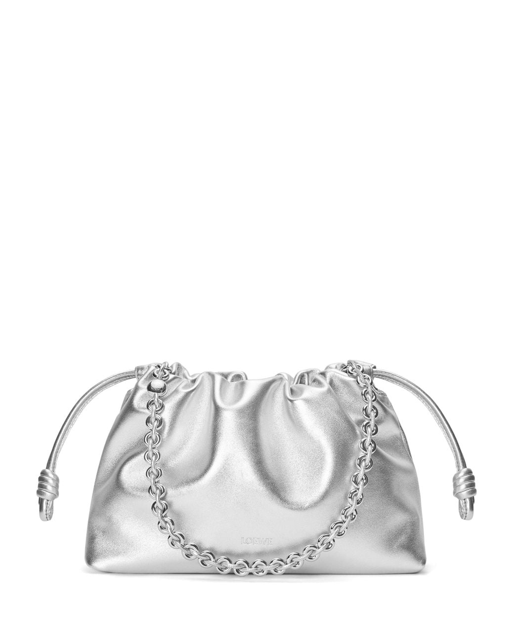 Loewe Medium Metallic Leather Flamenco Purse