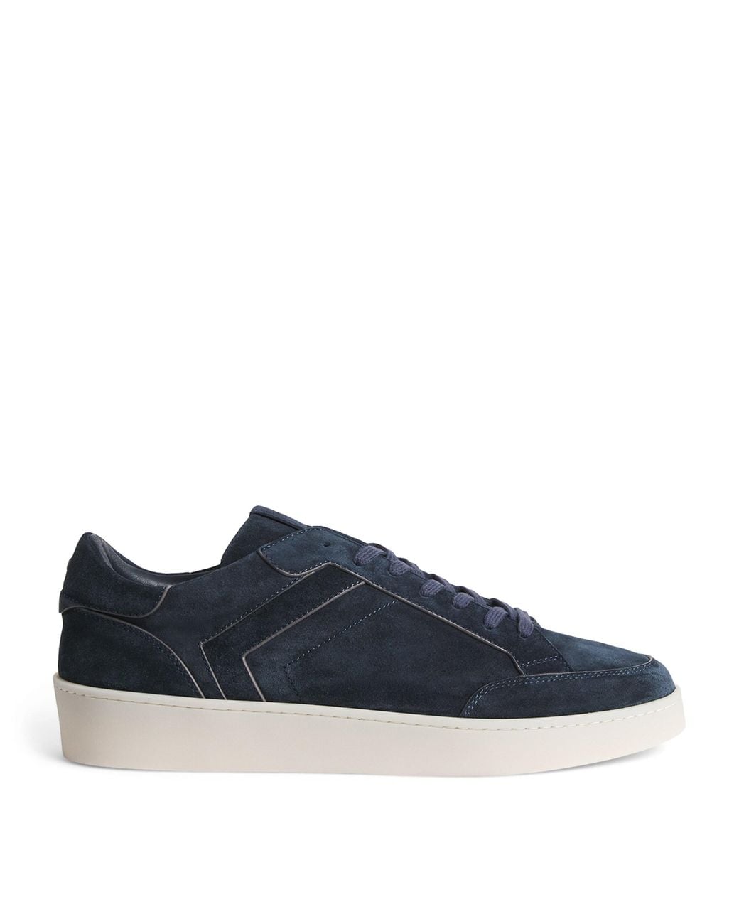 Canali Blue Suede Nuvola Sneakers for men