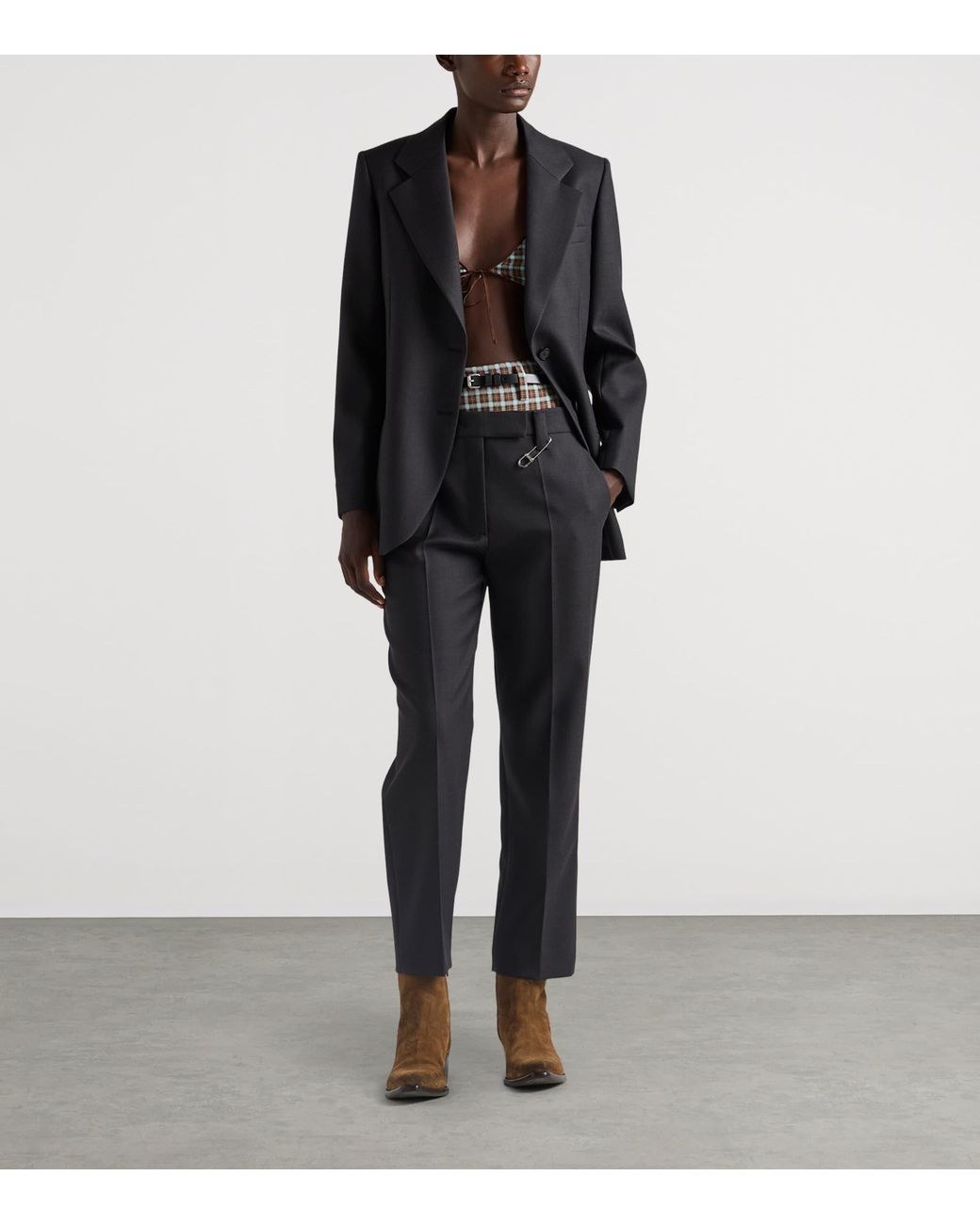 Prada Black Wool Gabardine Jacket
