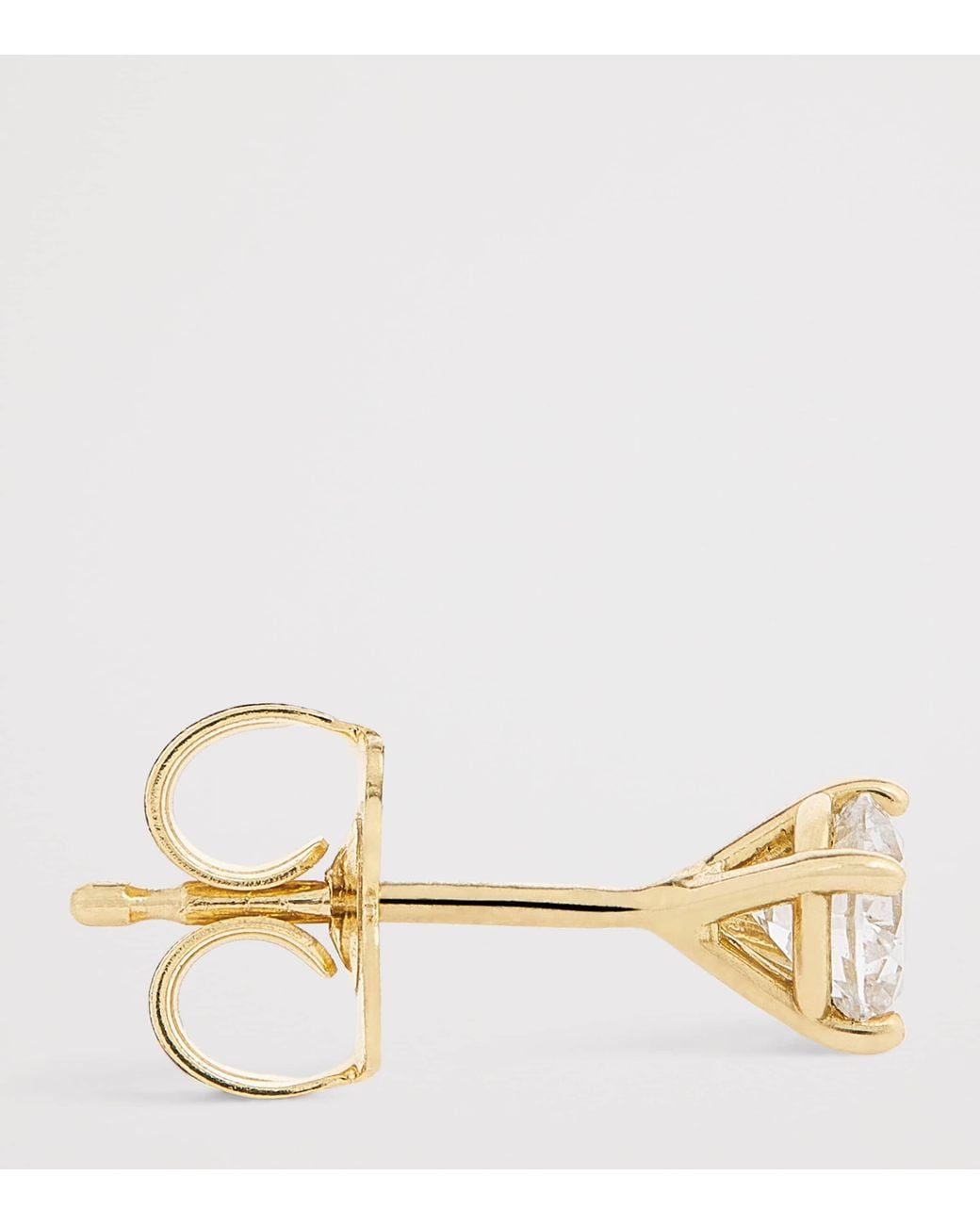 Harrods White And Diamond Stud Earrings