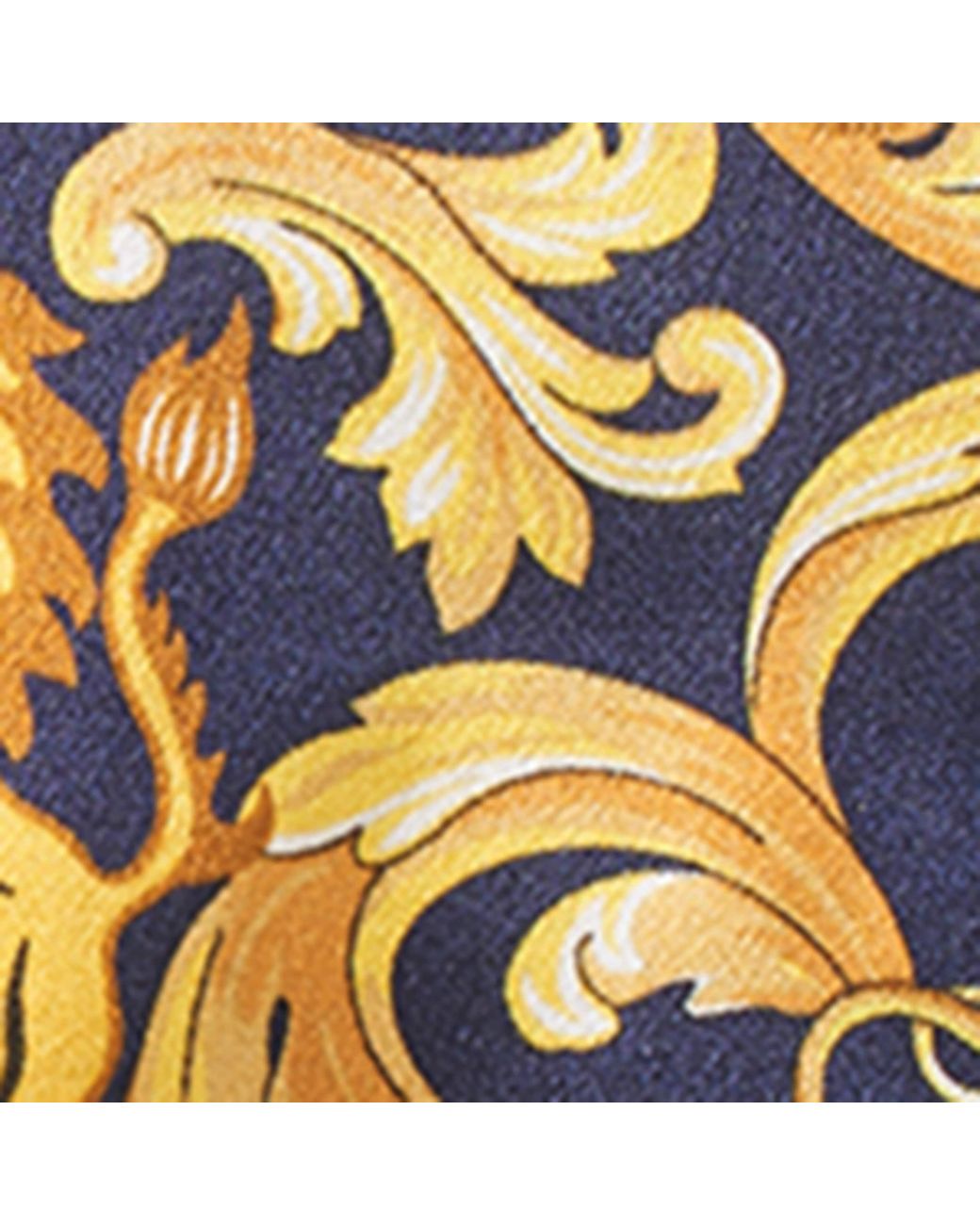 Aspinal Metallic Silk Printed Eye Mask