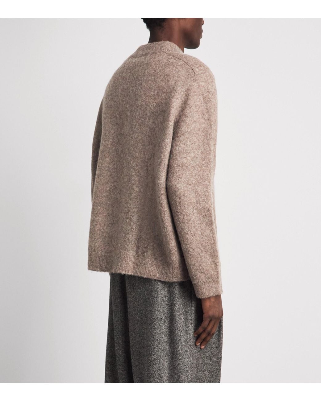 A.P.C. Brown Mélange Relaxed Dylan Sweater for men