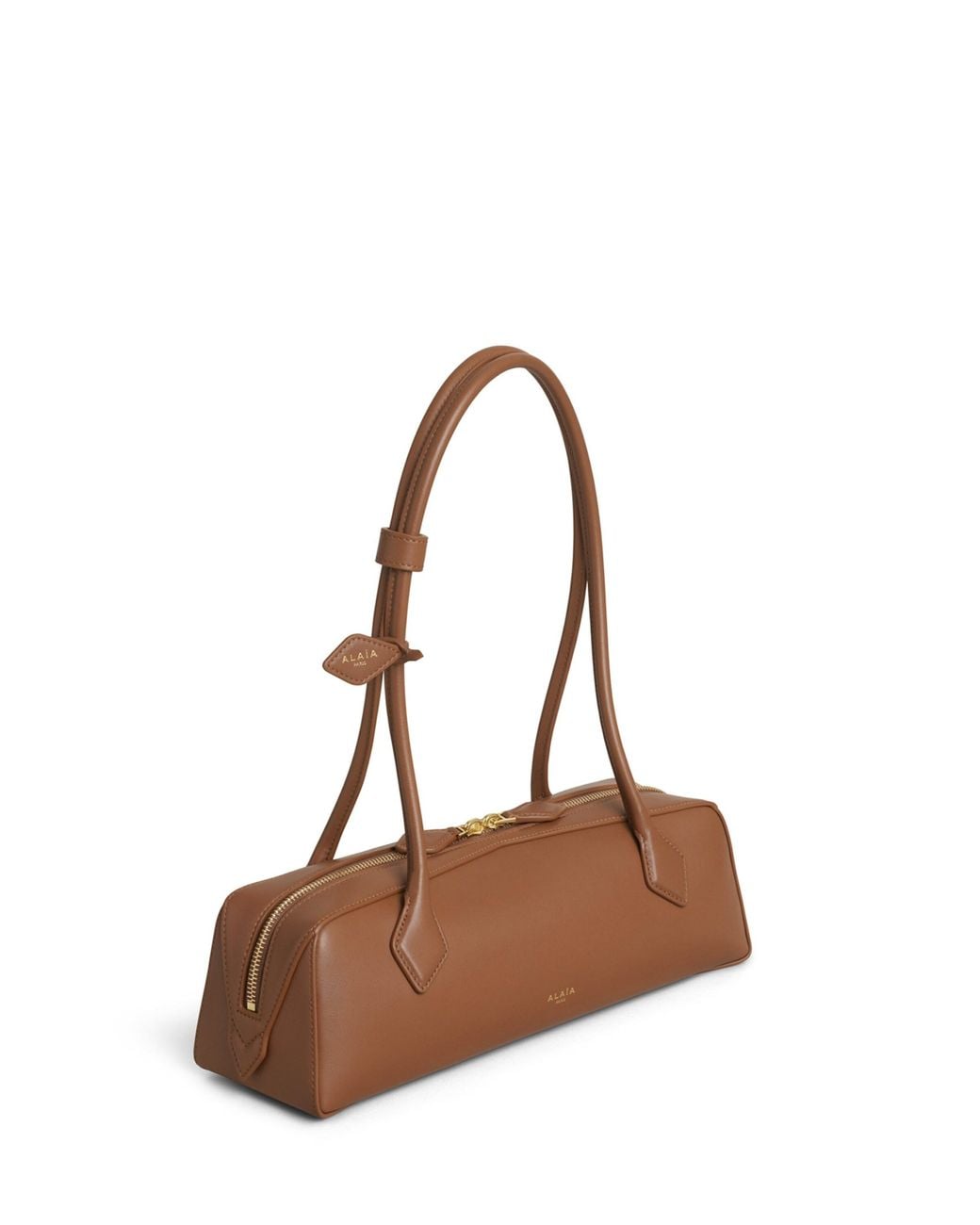 Alaïa Brown Medium Leather Le Teckel Shoulder Bag