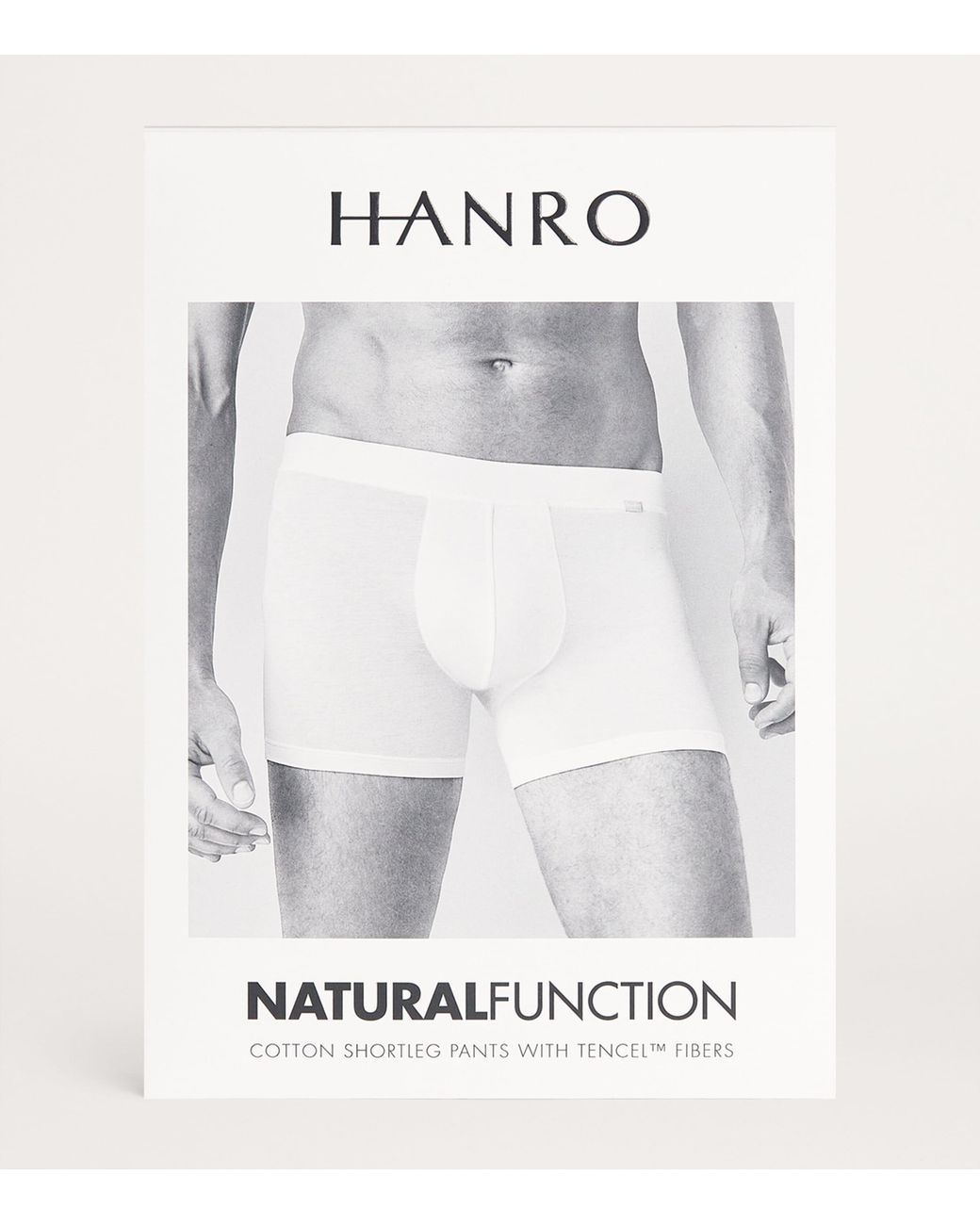 Hanro White Natural Function Trunks for men