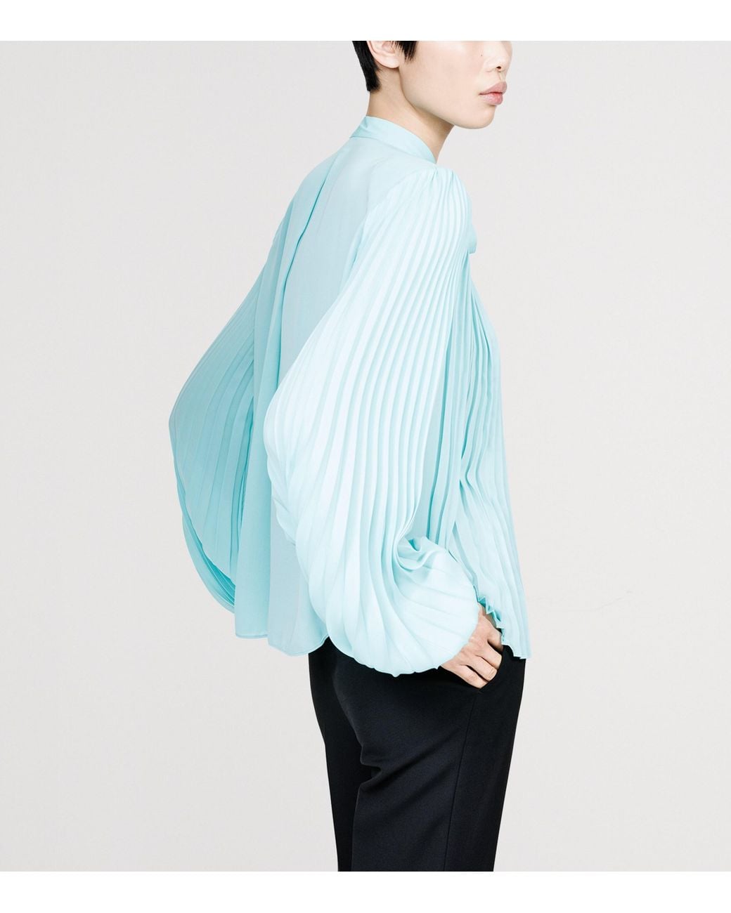 Tom Ford Blue Plissé Sunray Shirt