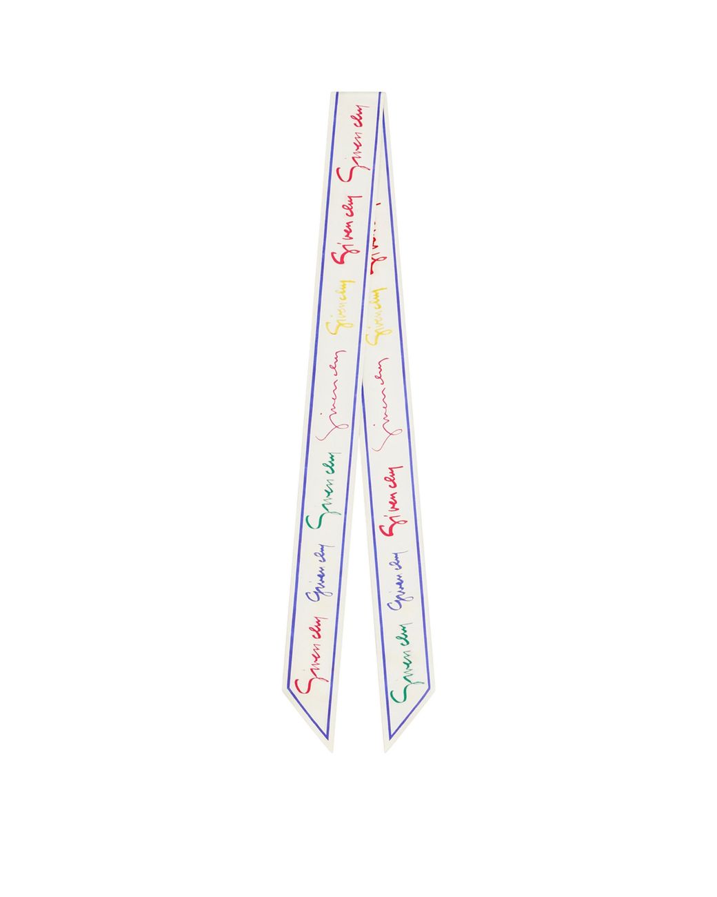 Givenchy White Silk Signature Bandeau