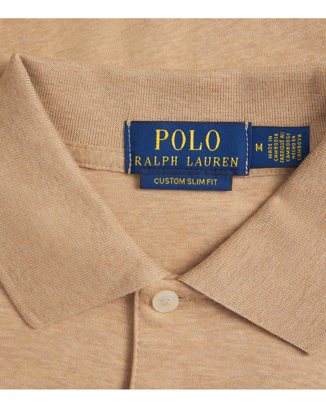 Polo Ralph Lauren Natural Pima Cotton Polo Shirt for men