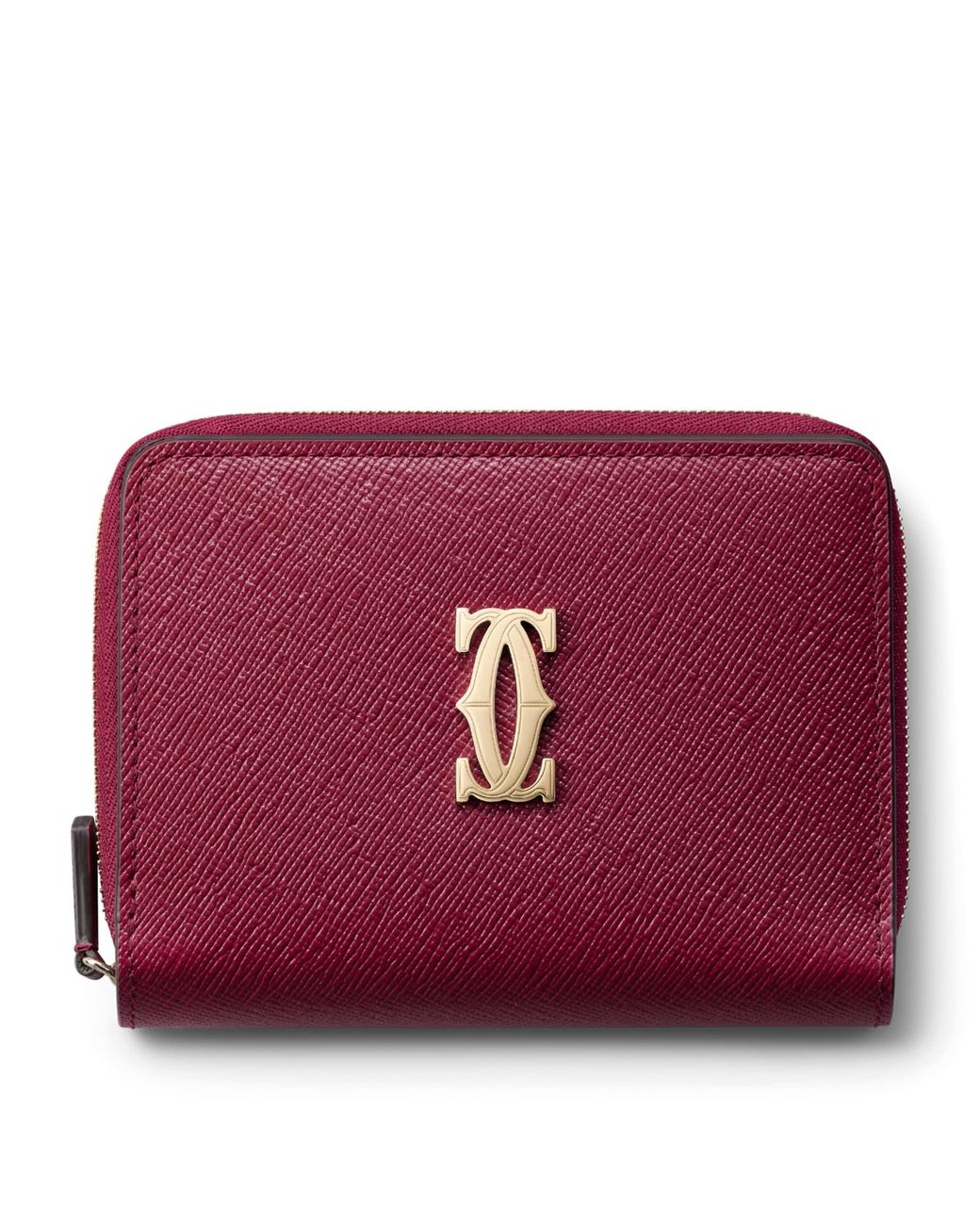 Cartier Red Leather C De Wallet