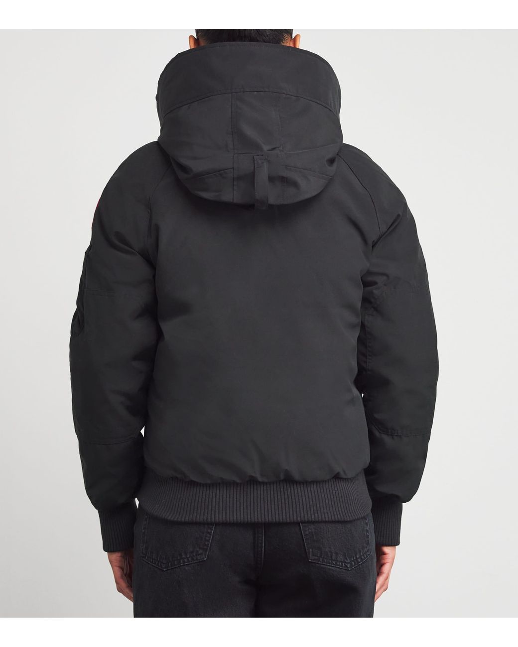 Canada Goose Black Water-Repellent Down Chilliwack Bomber Jacket