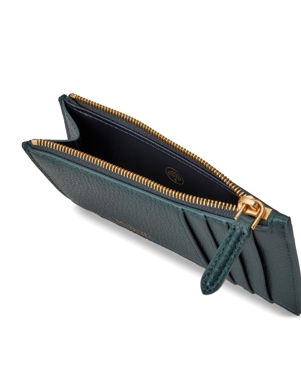 Mulberry Black Leather Continental Zipped Long Card Holder