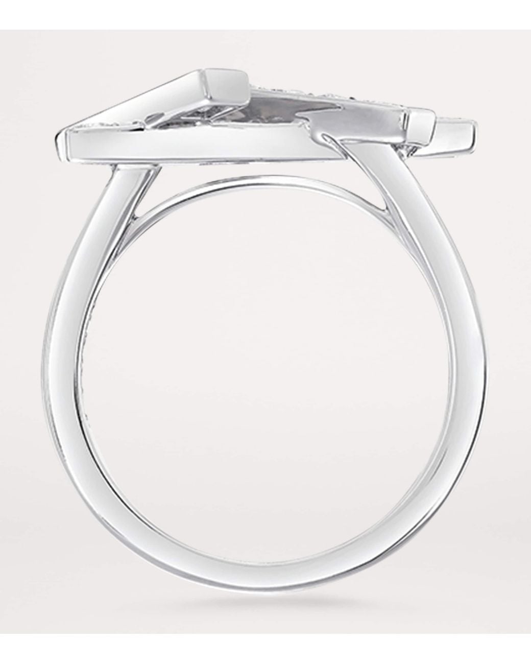 Graff White And Diamond Threads Ring