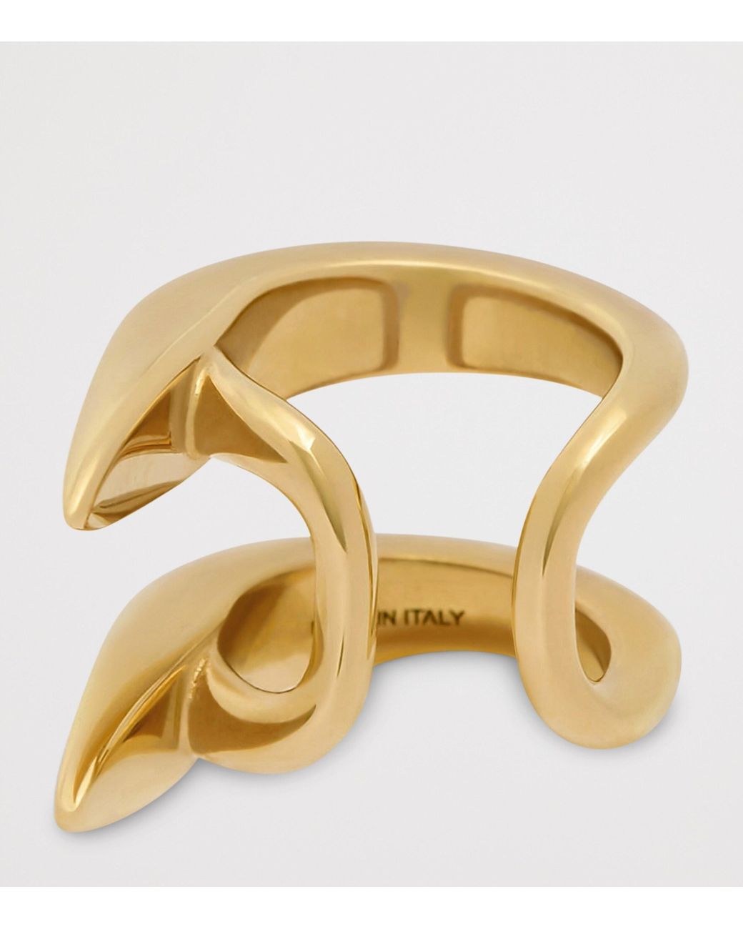Givenchy Metallic Pinch Double Ring