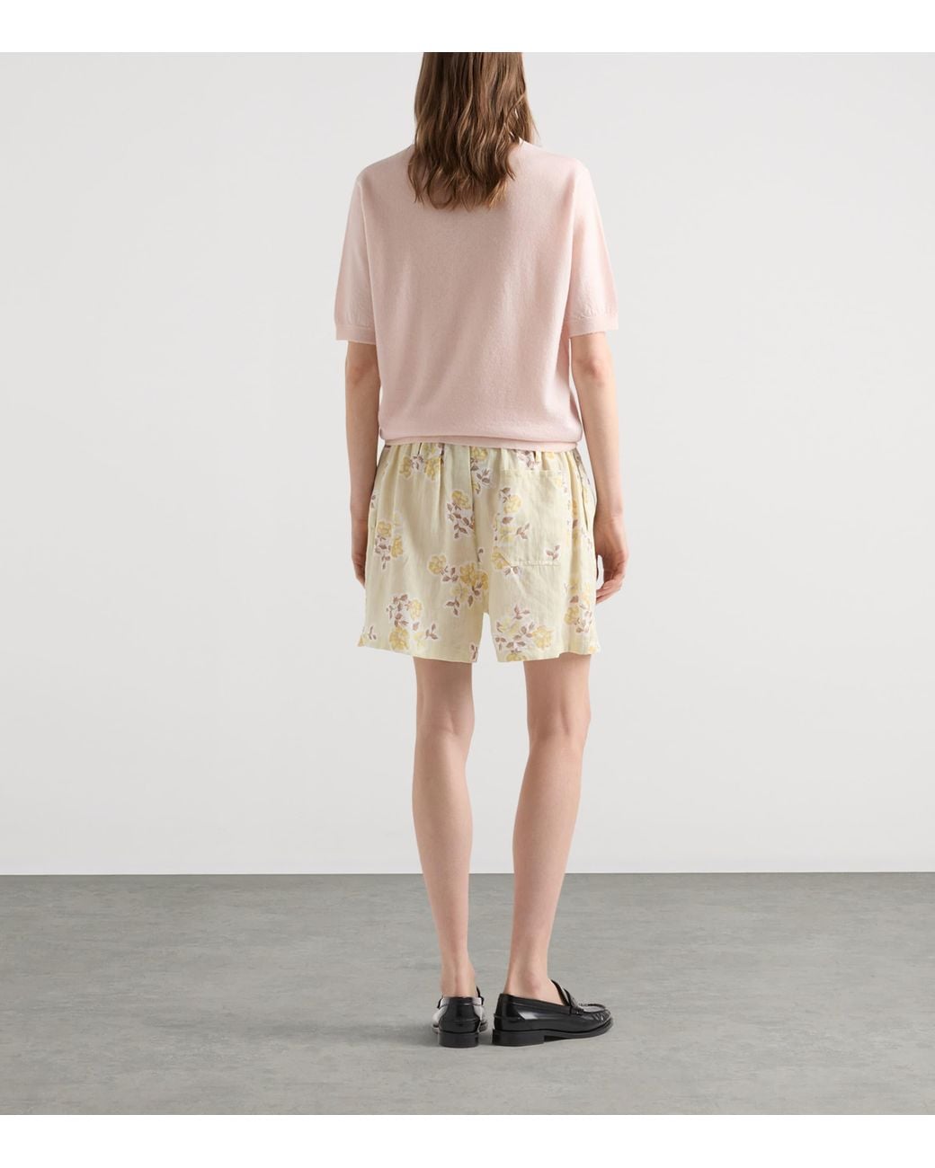 Prada Pink Cashmere T-Shirt Sweater