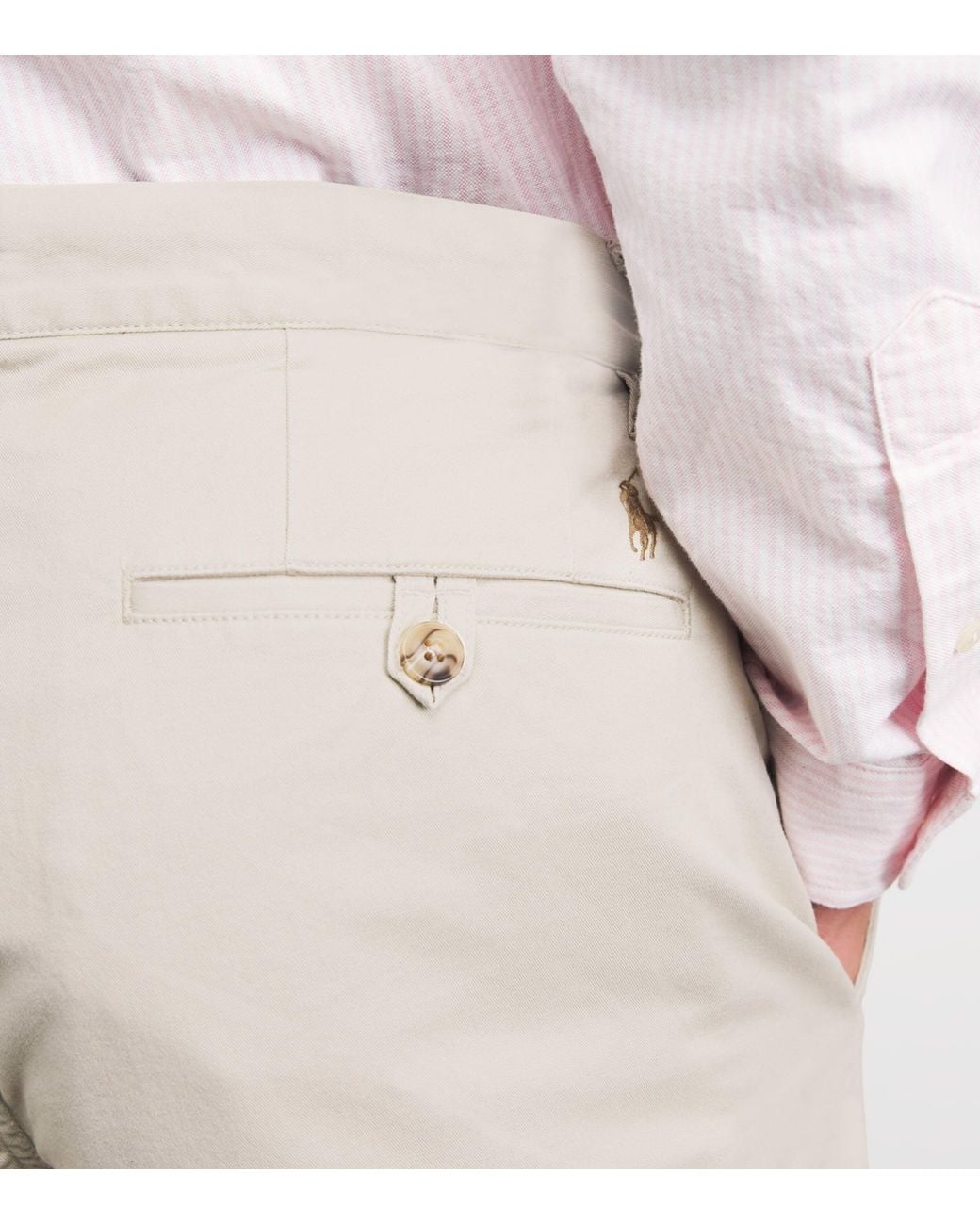 Polo Ralph Lauren Natural Stretch-Cotton Bedford Straight Chinos for men