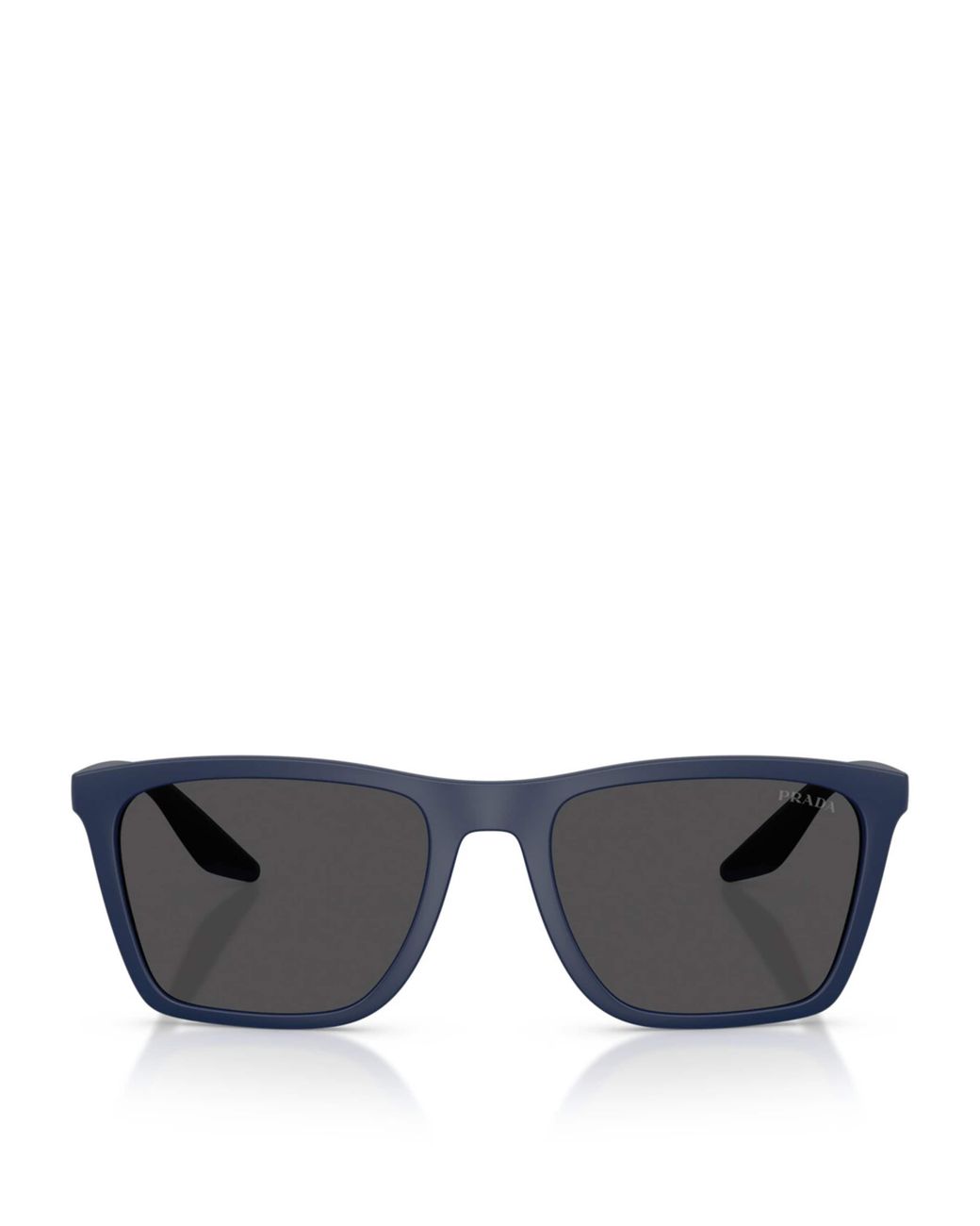Prada Linea Rossa Black Injected Pr B08S Square Sunglasses for men