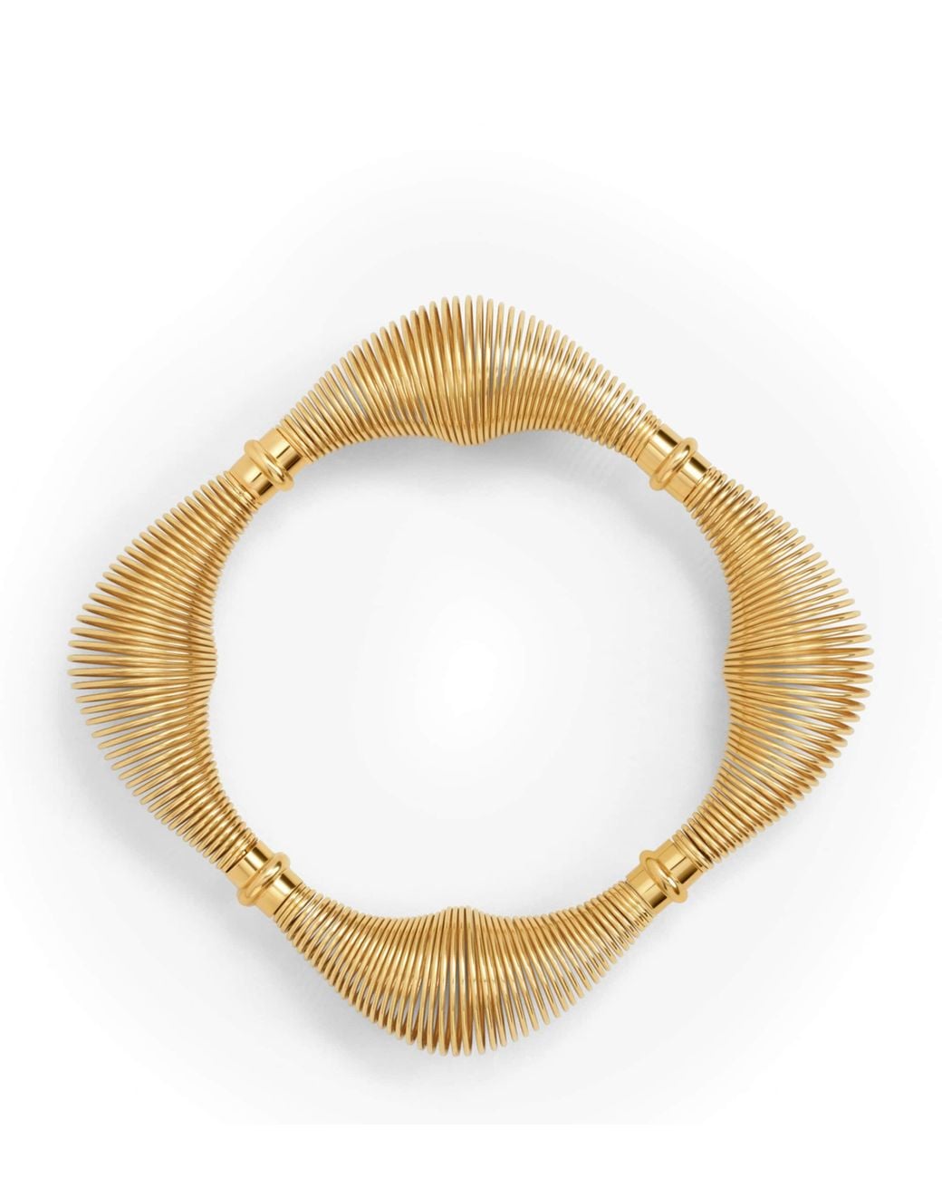 Alaïa Metallic Spiral Necklace