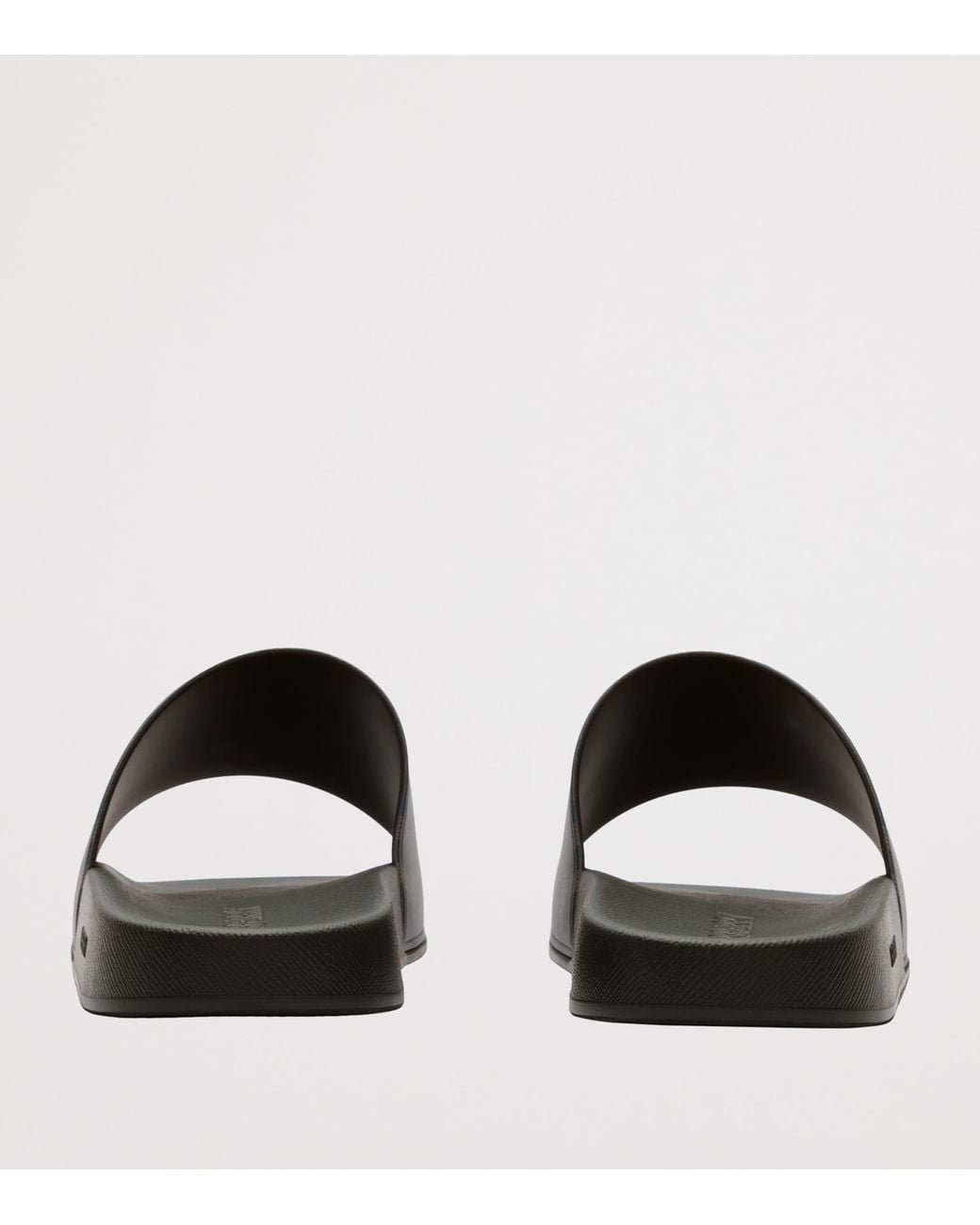 Burberry Brown Check Slides for men