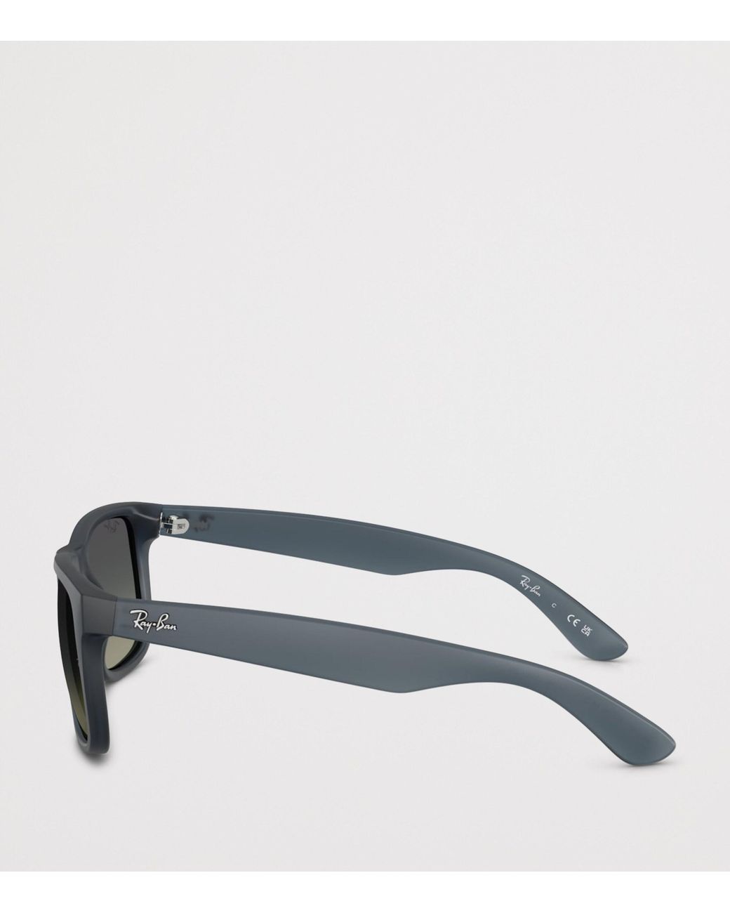Ray-Ban Gray Justin Classic Square Sunglasses for men